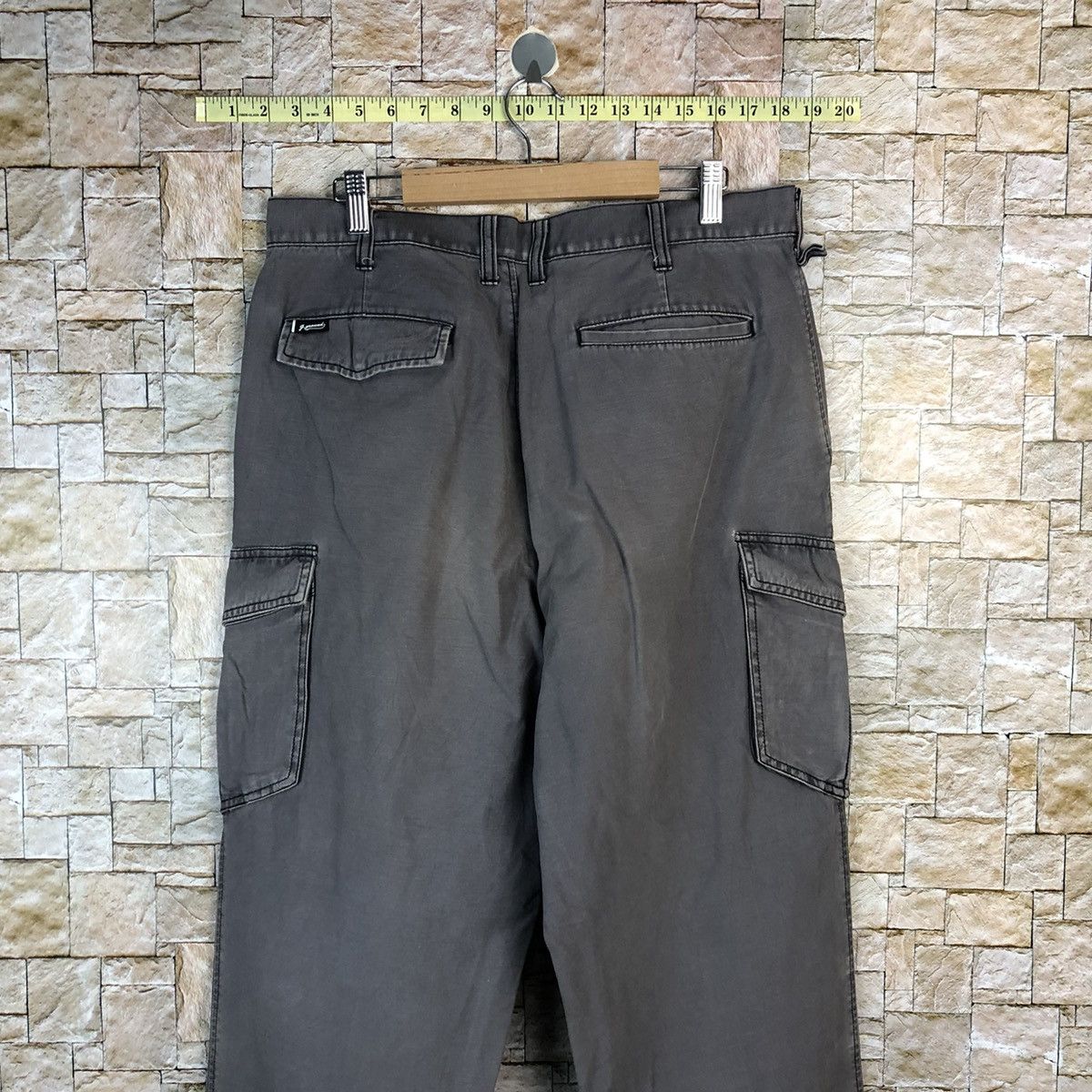 Japanese Brand G ground Purple Cargo Multipocket Pants #A1019 Size US 34 / EU 50 - 16 Thumbnail