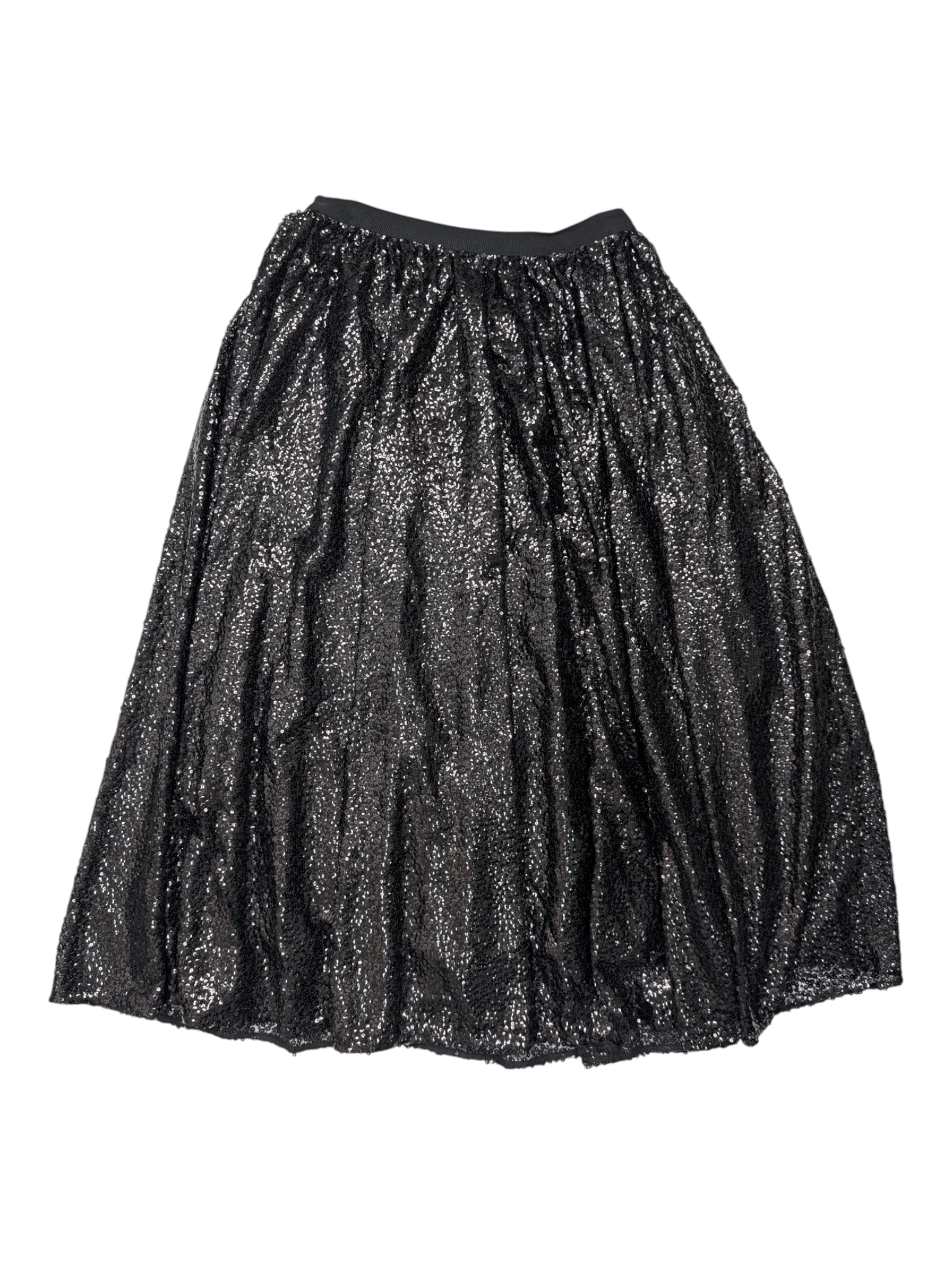 Michael Kors Michael Michael Kors Black Full Sequin A-Line Skirt Size 28" / US 6 / IT 42 - 1 Thumbnail