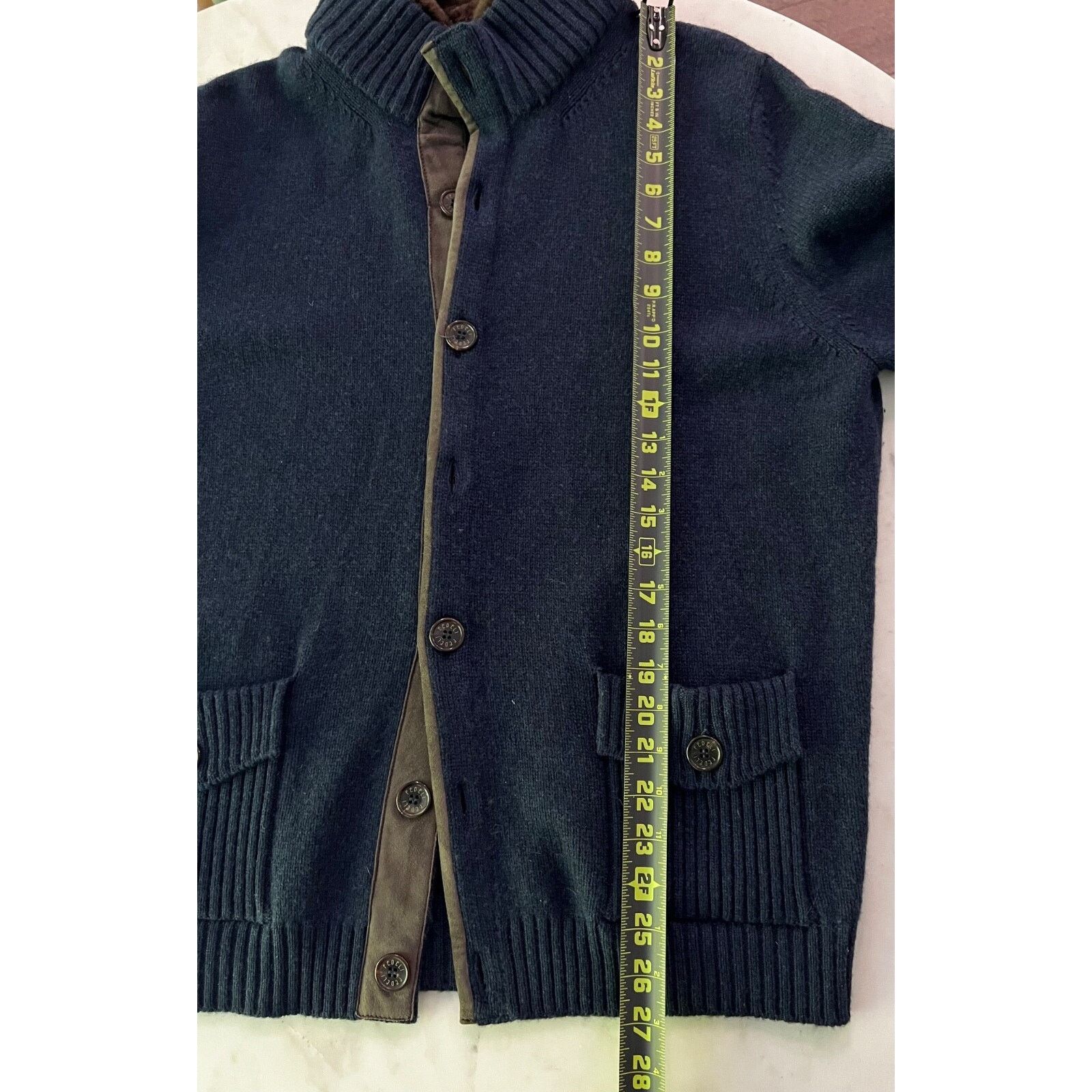 Fedeli $3000 Fedeli Cashmere Cardigan Castorino Fur Collar IT54 XL Size XL / US 12-14 / IT 48-50 - 10 Thumbnail