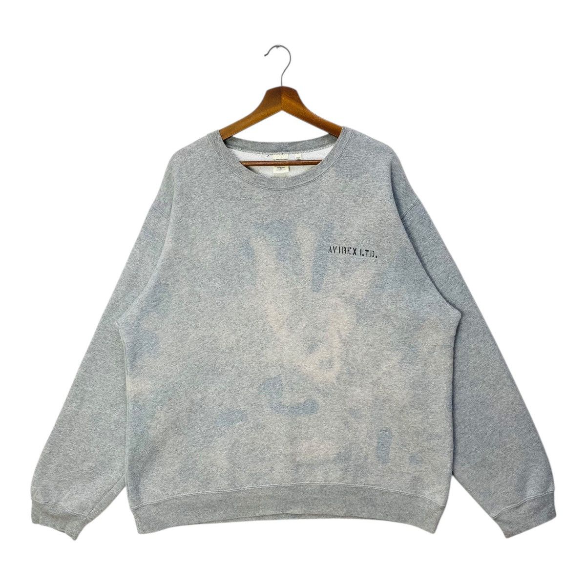 Avirex Avirex USA Sweatshirt Spellout Sun Faded Crewneck Size 2XL Size US XXL / EU 58 / 5 - 1 Thumbnail