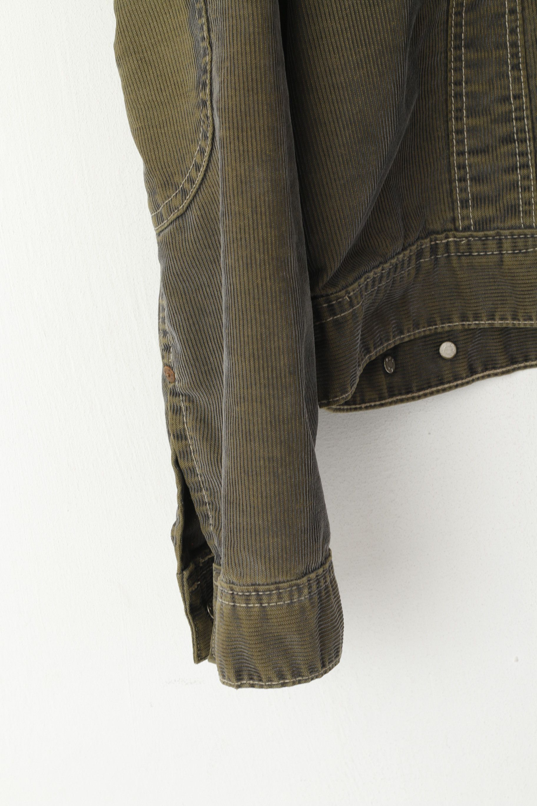 Pepe Jeans Pepe Jeans Women L (M) Denim Jacket Green Cotton 7473 Size M / US 6-8 / IT 42-44 - 6 Thumbnail
