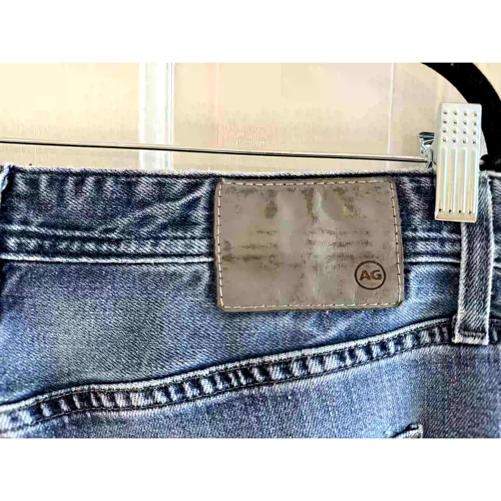 AG Adriano Goldschmied AG Everett Men's Slim Straight Blue Jean Size 32, Inseam 29 Size US 32 / EU 48 - 5 Thumbnail
