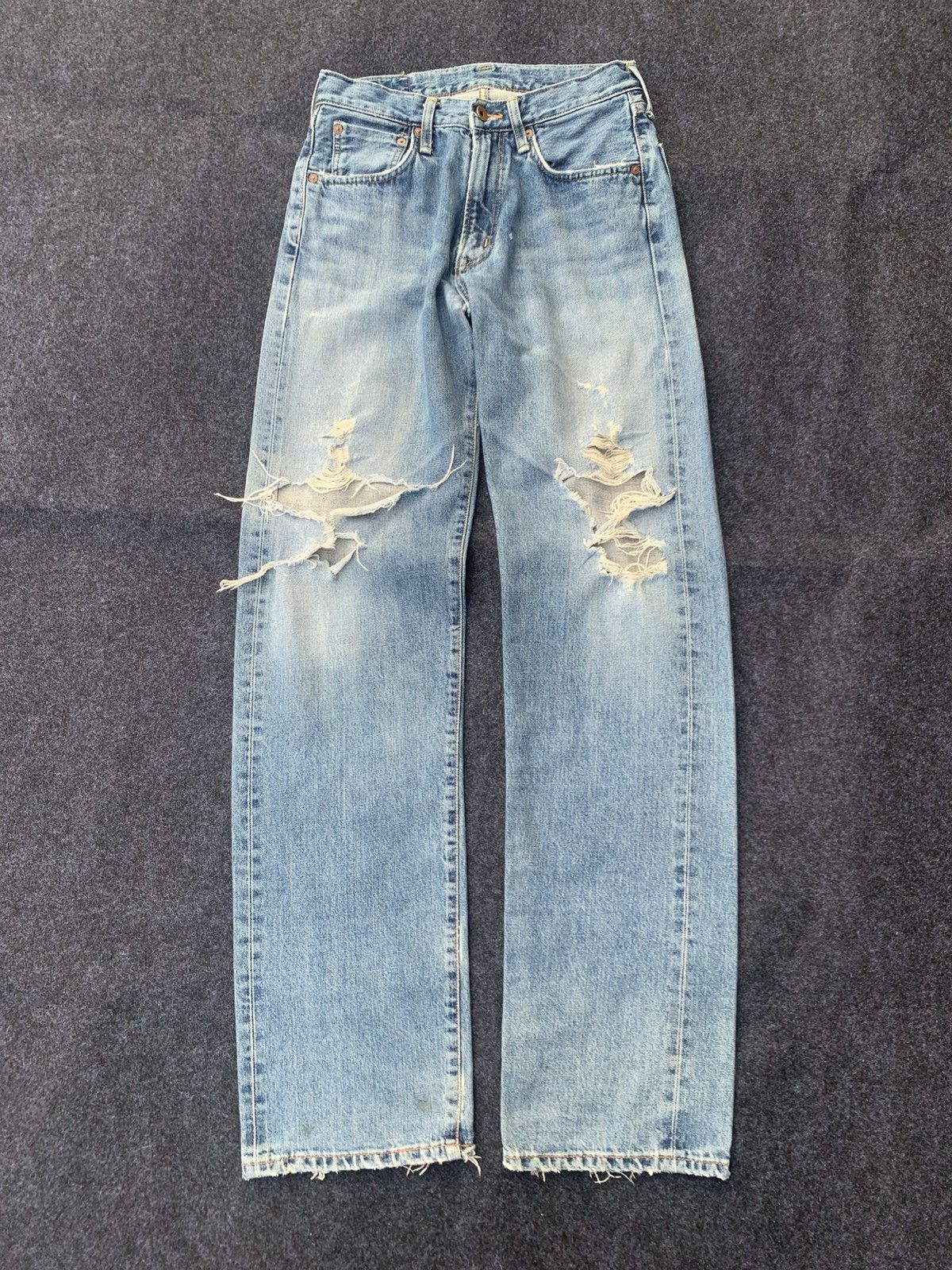 Edwin DISTRESSED EDWIN 505X SELVEDGE. Size US 28 / EU 44 - 3 Thumbnail