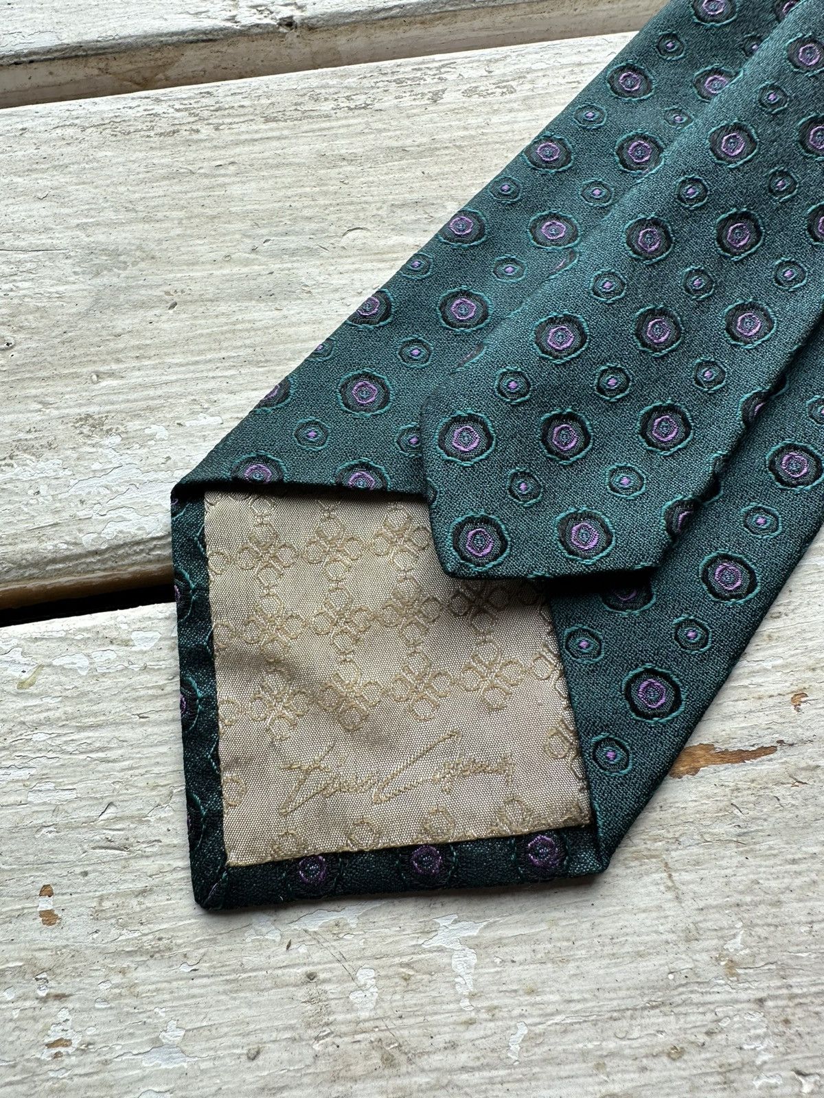 Vintage 🚨TINO COSMA VINTAGE 90s silk TIE RARE LUXURY OLD MONEY Size ONE SIZE - 2 Thumbnail