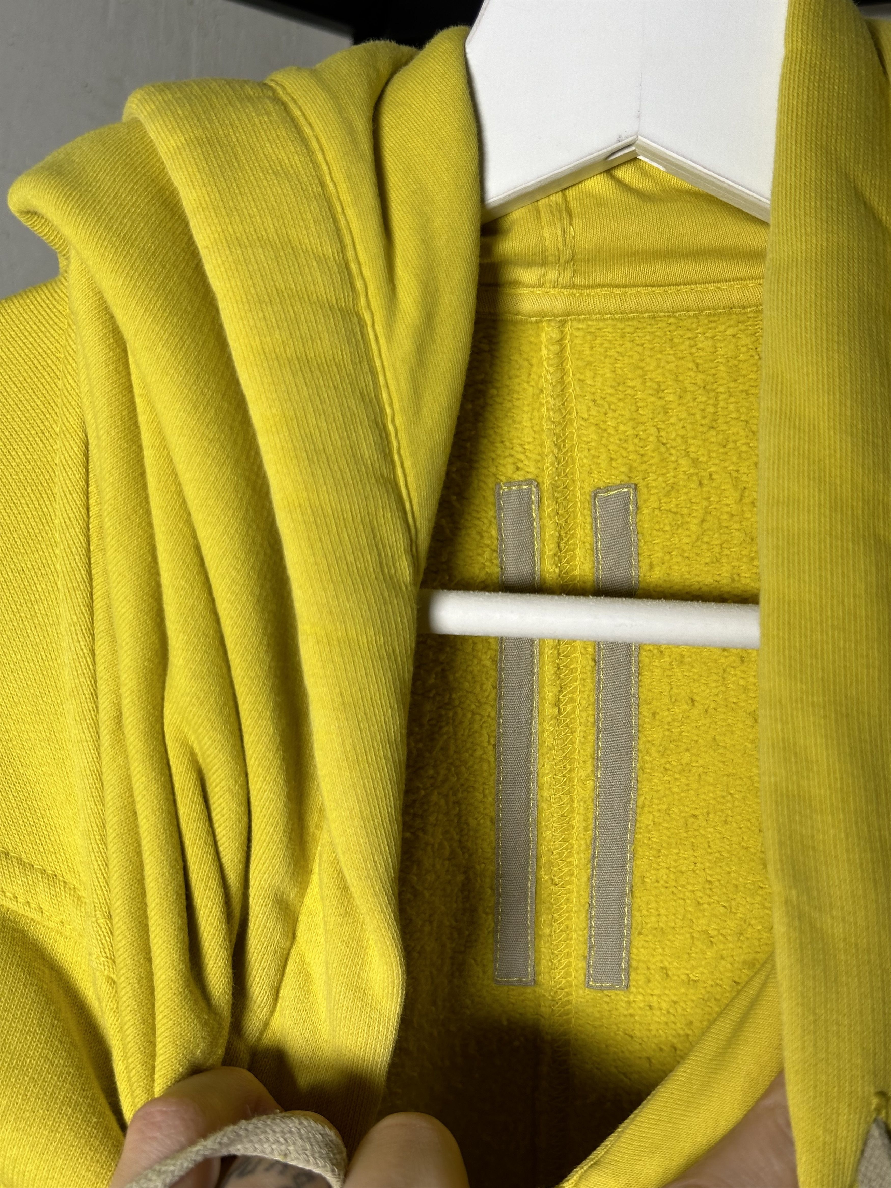 Rick Owens Drkshdw Rick Owens DRKSHDW Lemon Hoodie Size US L / EU 52-54 / 3 - 7 Thumbnail