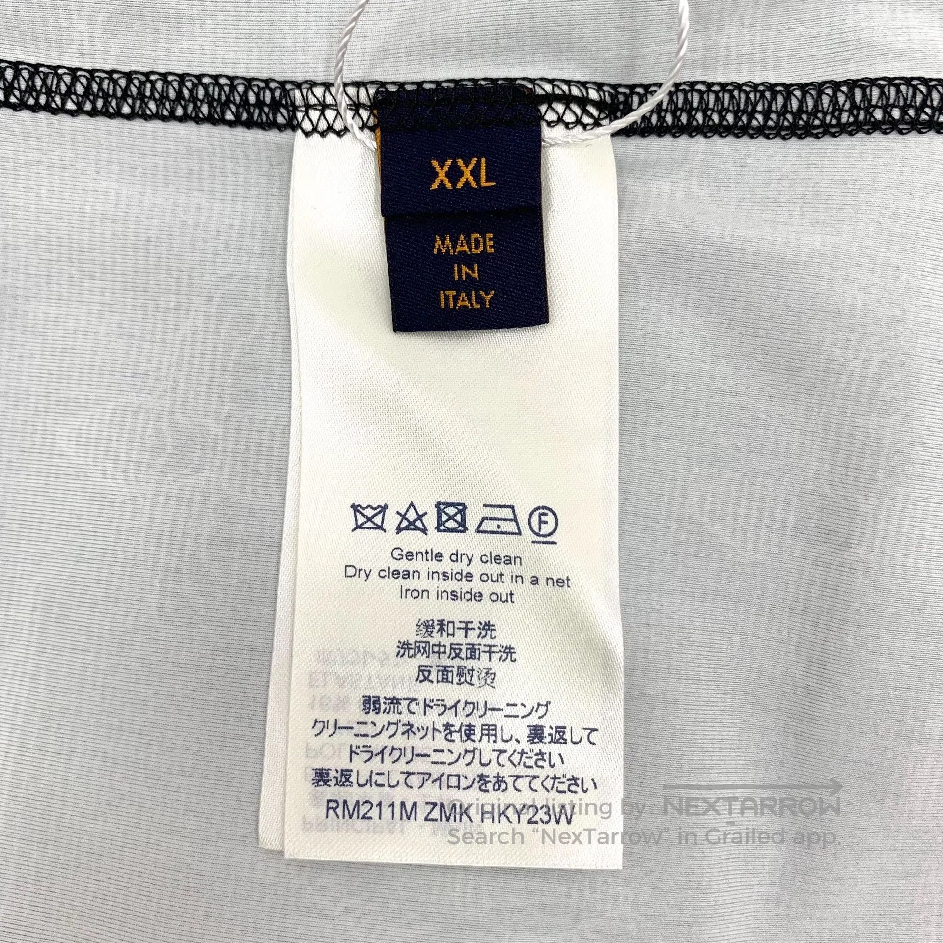 Louis Vuitton Louis Vuitton Black Logo Embossed Full Print Half Zip Long Size US XXL / EU 58 / 5 - 6 Thumbnail