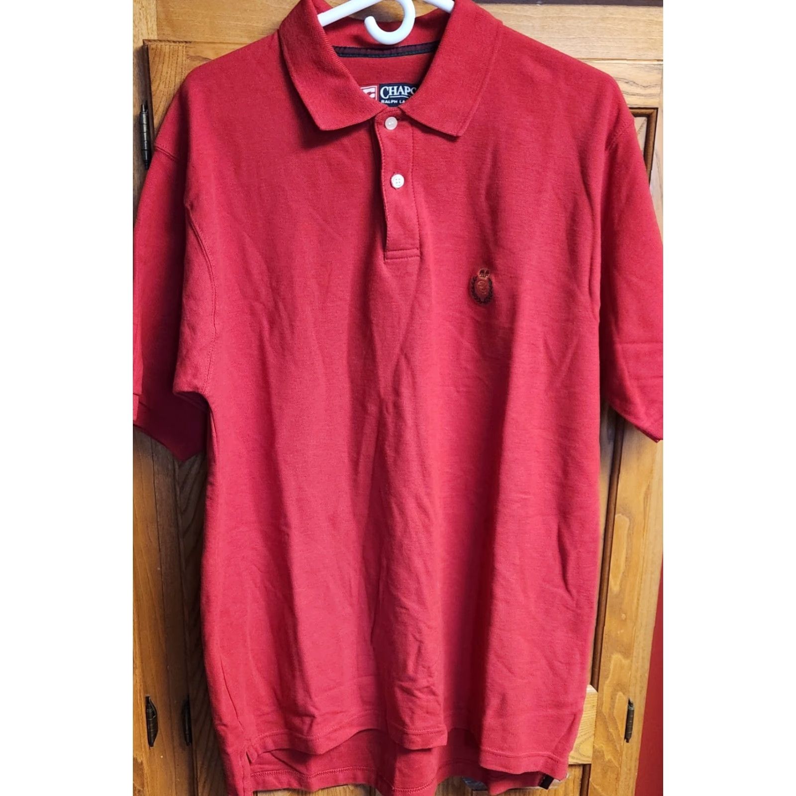 Ralph Lauren Chaps Ralph Lauren Golf Polo Shirt Men L Red Short Sleeve Vintage Logo RL Polo Shirt Golf L Red Mens Vintage Logo RL Size US L / EU 52-54 / 3 - 4 Thumbnail