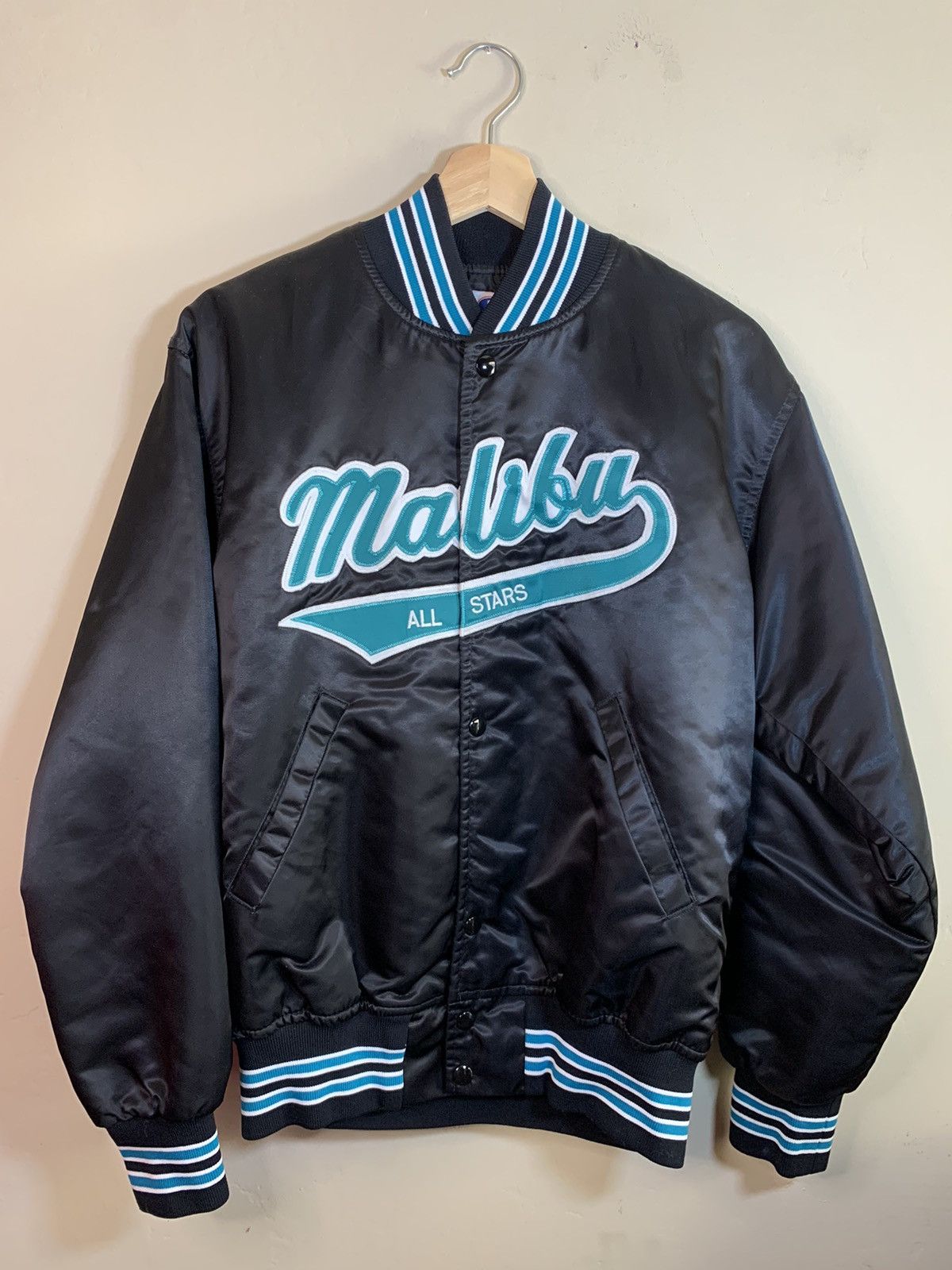 Vintage *RARE* Vintage Malibu All-Stars USA-Made Embroidered Jacket Size US XS / EU 42 / 0 - 1 Thumbnail