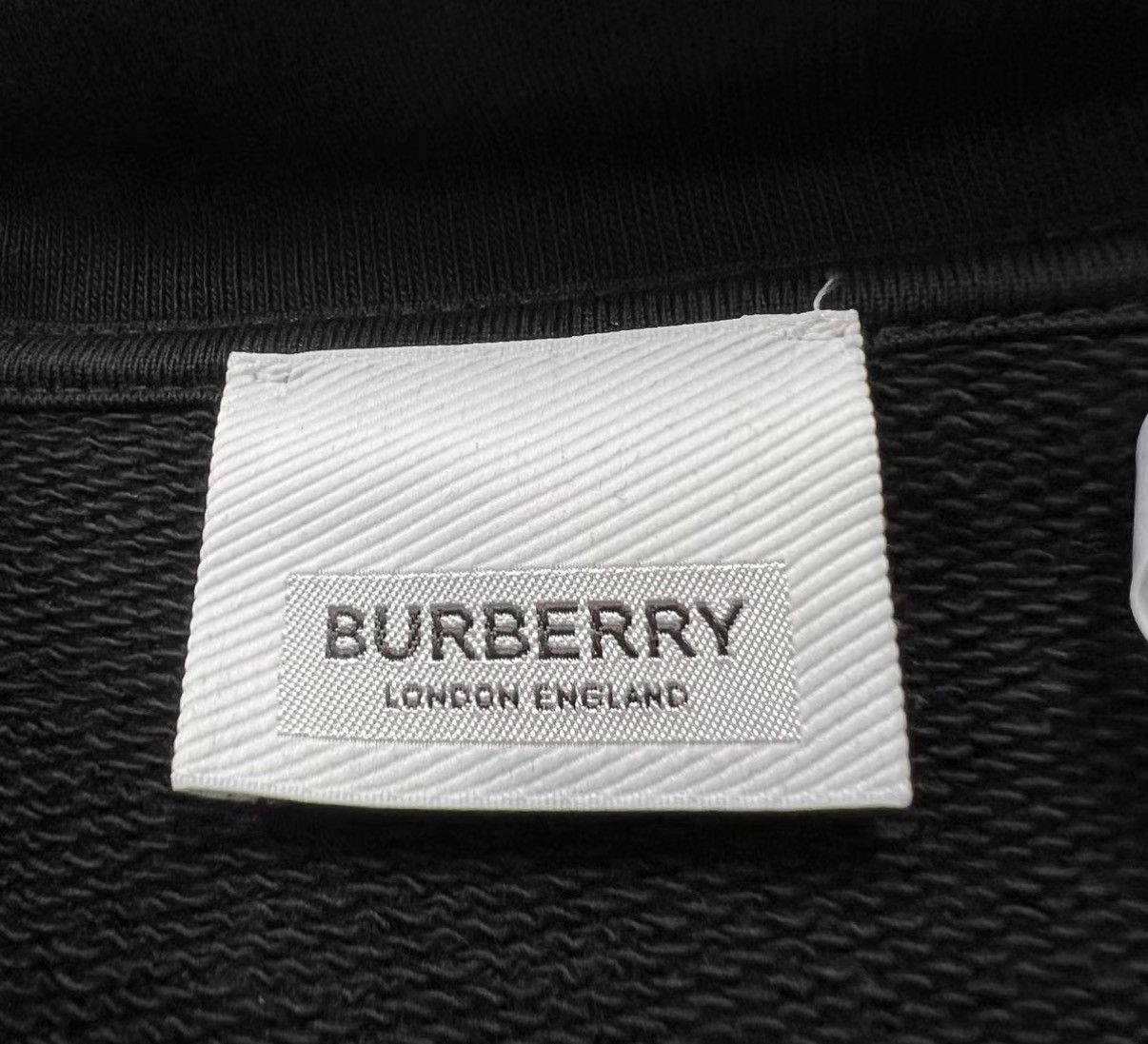 Burberry Burberry Black TB Logo Print Hoodie J41 Size XXL / US 16-18 / IT 52-54 - 4 Thumbnail