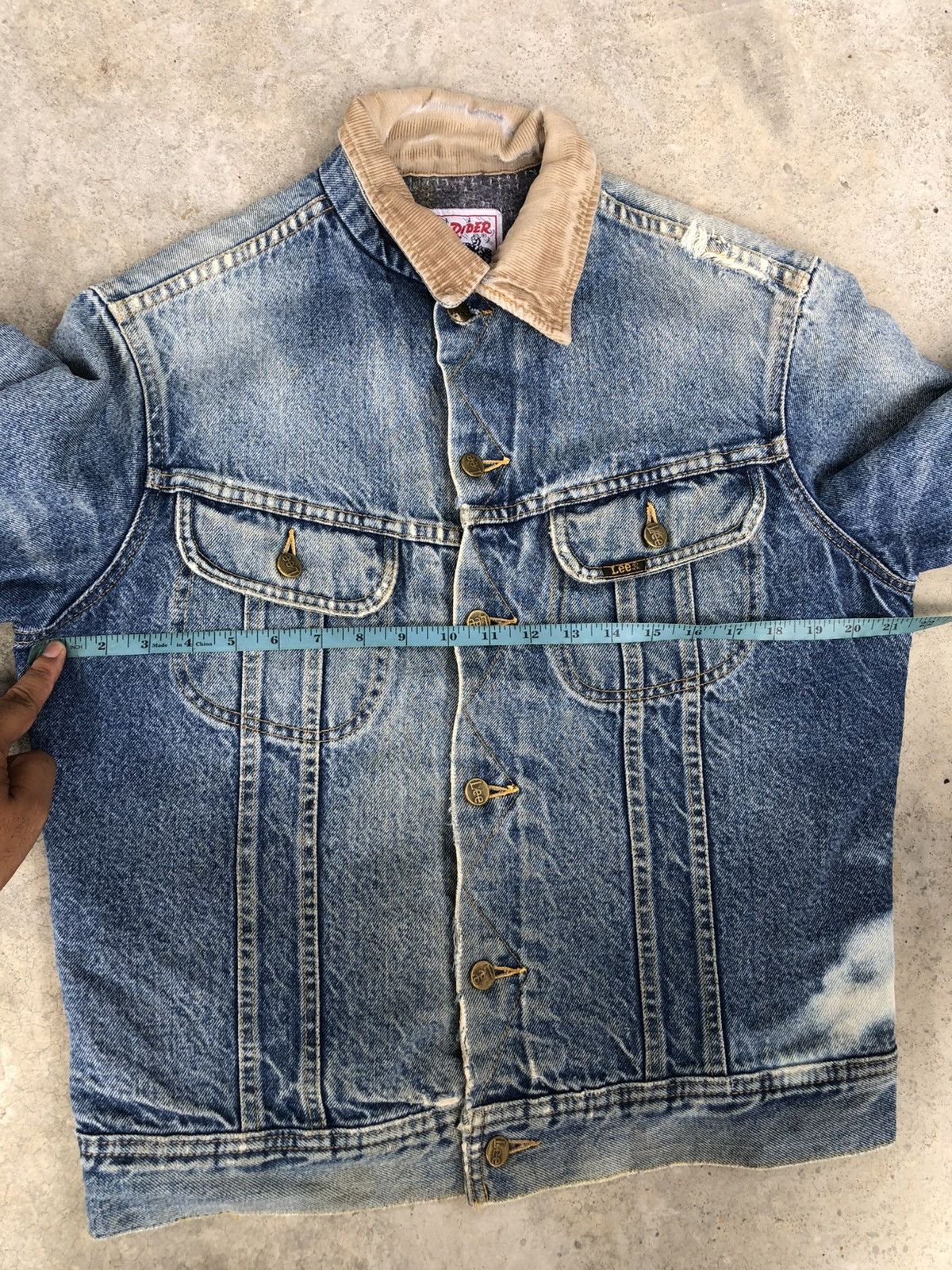 Lee Vintage 70s Lee Storm Rider Blanked Lined Denim Jacket Size US M / EU 48-50 / 2 - 24 Thumbnail