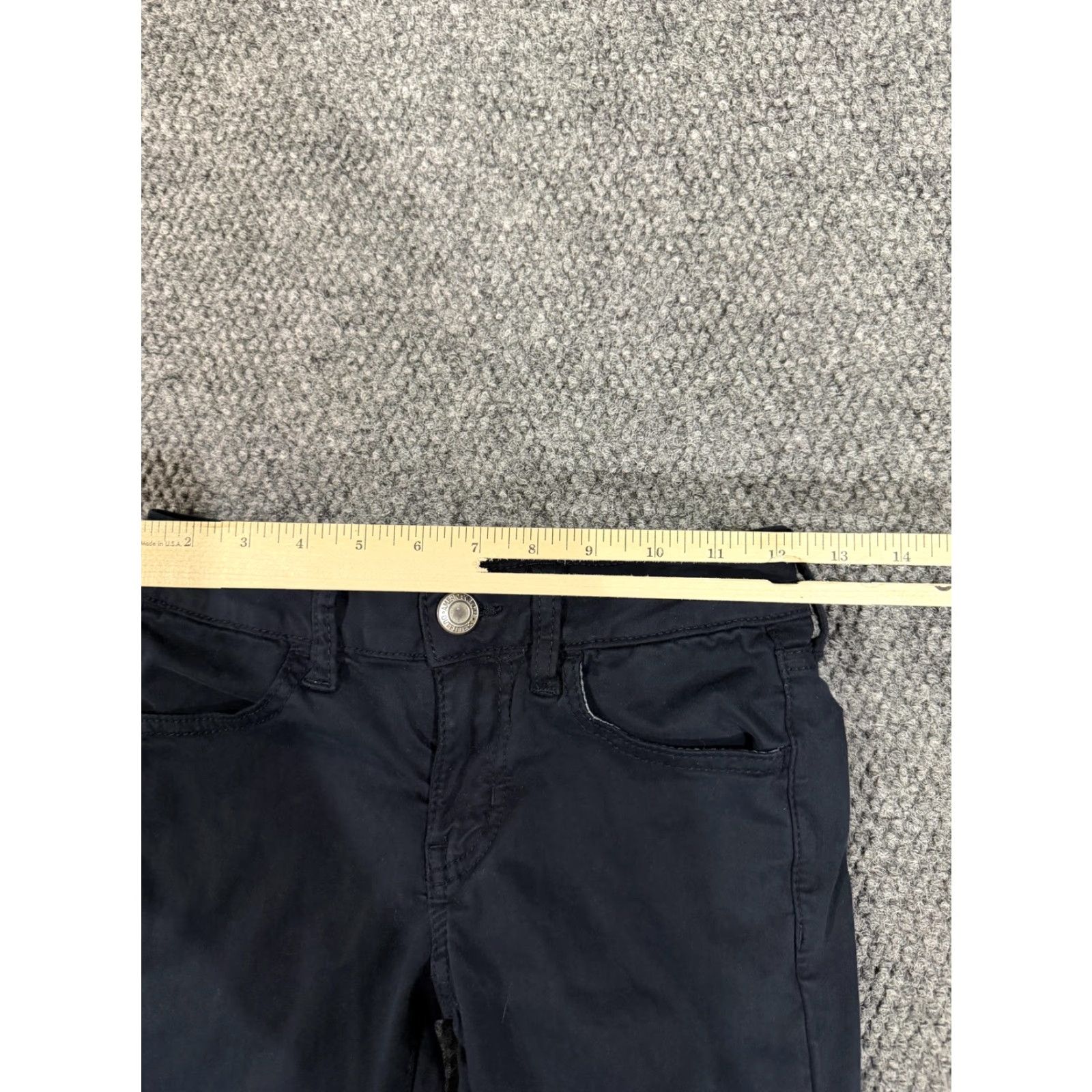 American Eagle Outfitters VINTAGE? No. American Eagle Outfitters Jeans Womens 00 Dark Blue Jegging Super Stretch Denim Jeans 5-Pocket Pocket Womens Mens? Size 24" / US 00 / IT 34 - 4 Thumbnail