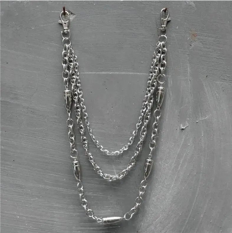 Jewelry Bullet 3 Layer Long Chain Waist Pants Size ONE SIZE - 2 Thumbnail