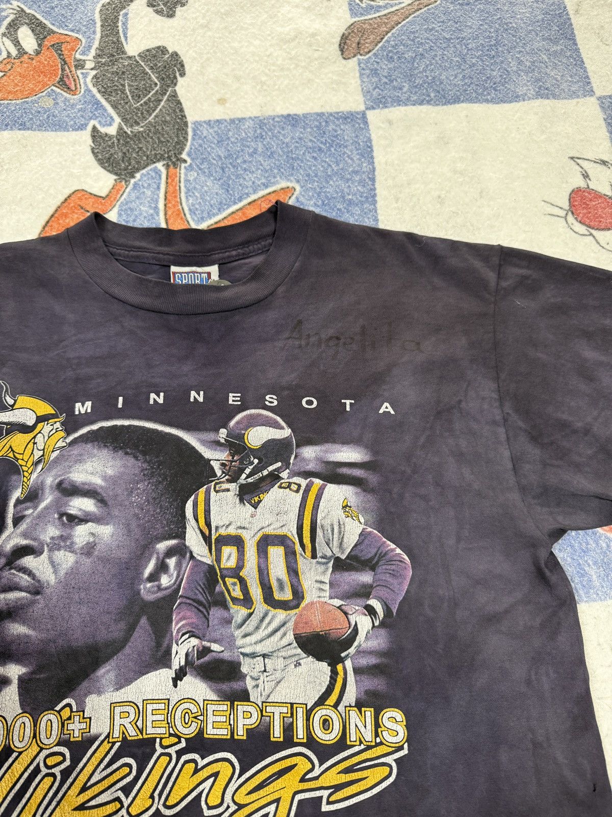 NFL Vintage Minnesota Vikings Cris Carter tee Size US L / EU 52-54 / 3 - 3 Thumbnail
