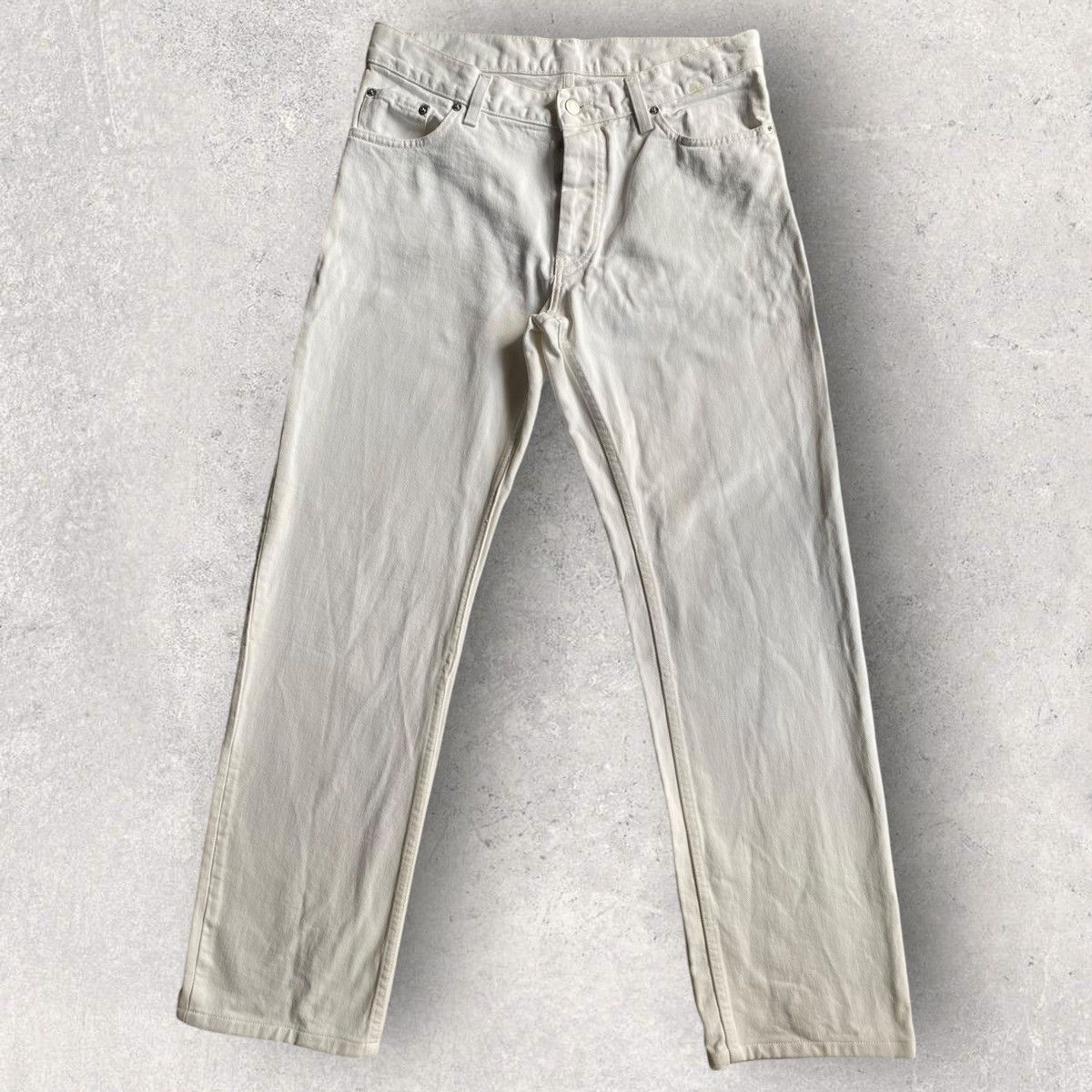 Helmut Lang Helmut Lang Archive Vintage White Denim Classic Cut Size US 32 / EU 48 - 1 Thumbnail