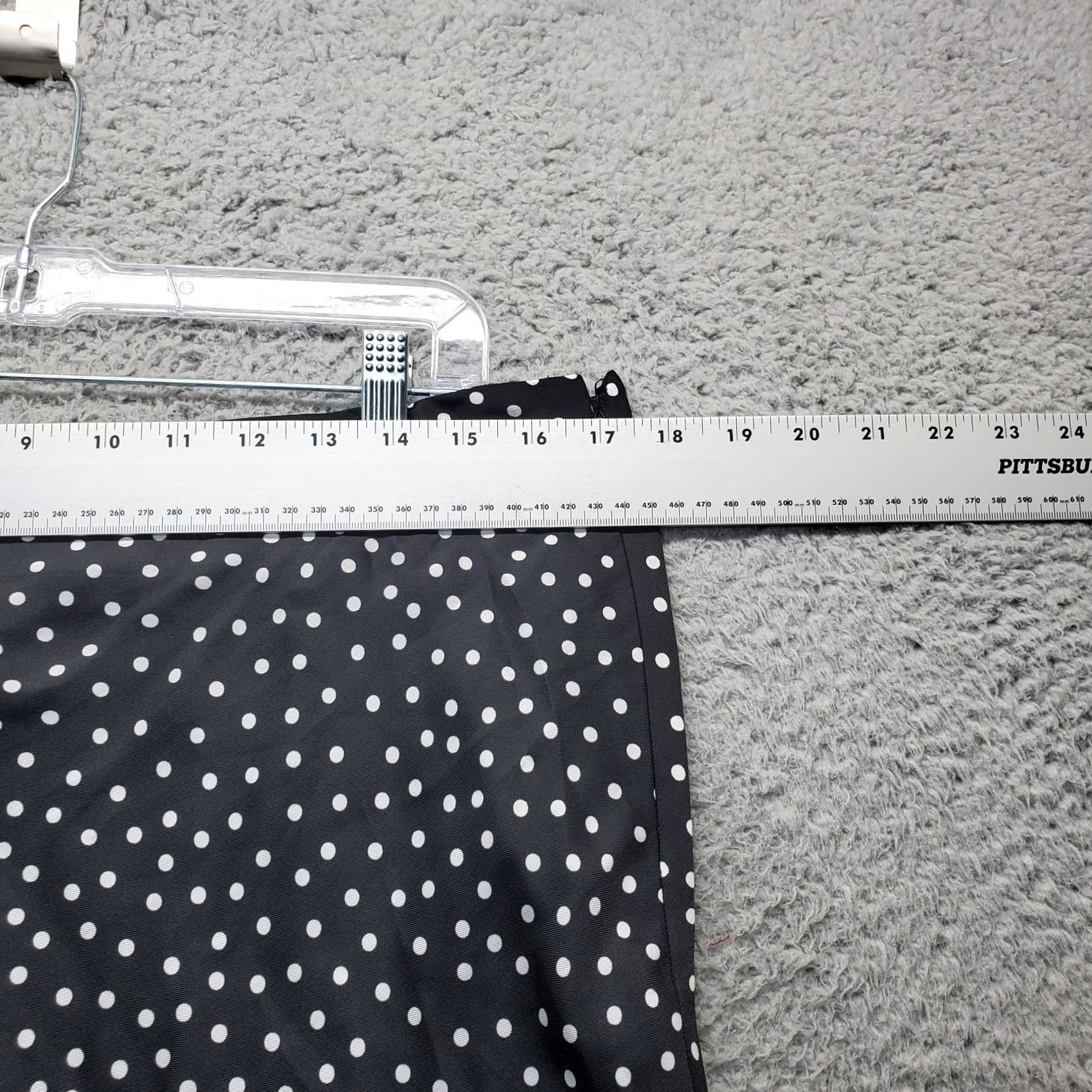 Nine West Nine West Womens Skirt Knee Length Flared Polka Dot Side Zip L Multicolor NWT Womens Size L Size 36" / US 14 / IT 50 - 4 Thumbnail