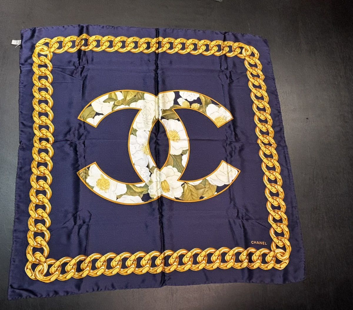 Chanel × Vintage Chanel Silk Scarves Vintage 100% Silk Made in Italy Size ONE SIZE - 6 Thumbnail
