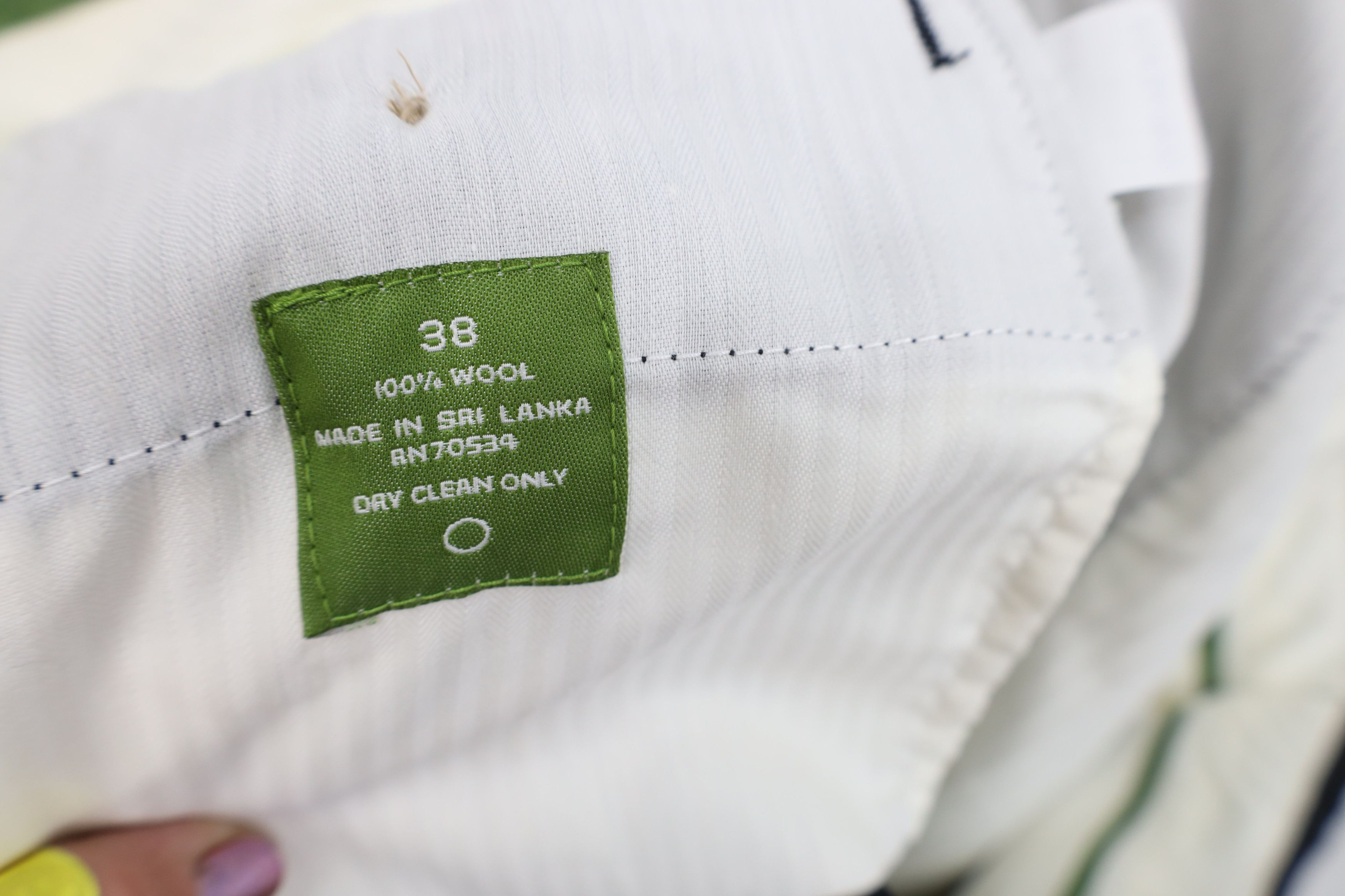 Orvis Deadstock Vintage 90s Y2K Orvis Wide Leg Chino Pants Gray Size US 38 / EU 54 - 8 Thumbnail