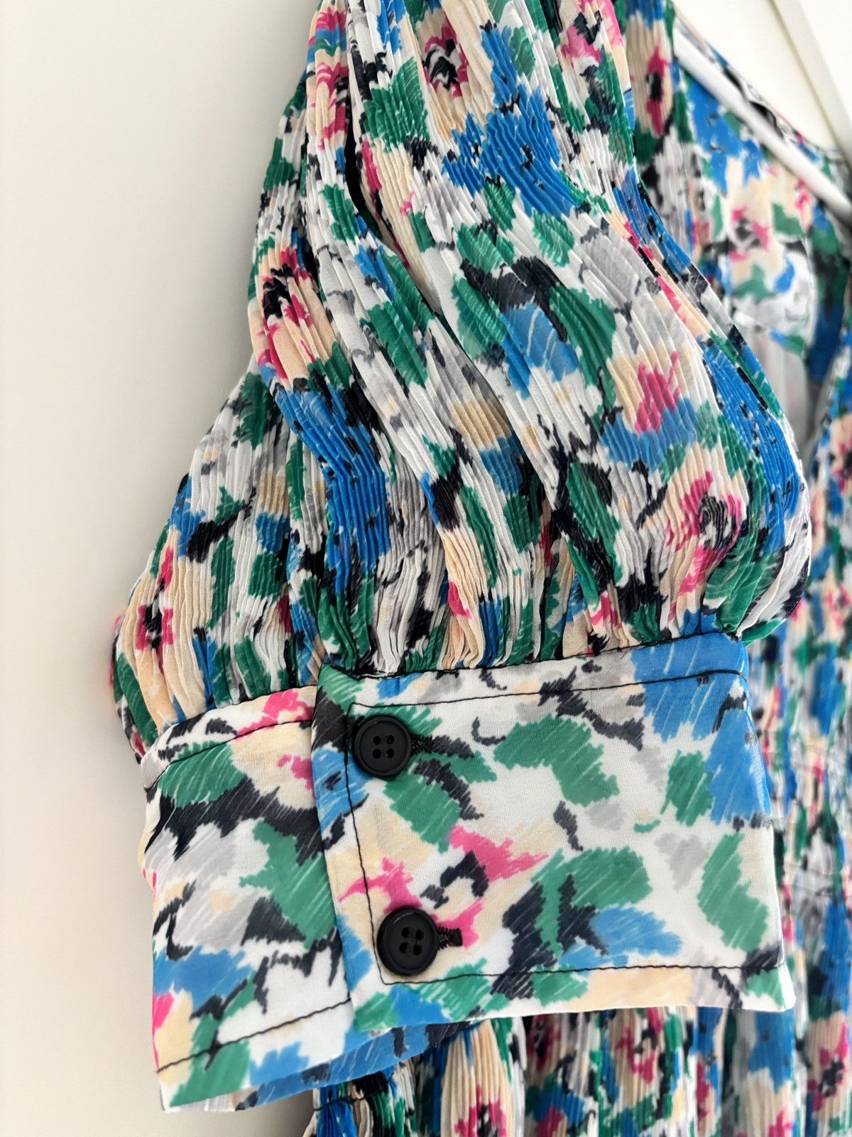 Ganni Ganni Georgette Floral Midi Dress Size M / US 6-8 / IT 42-44 - 3 Thumbnail