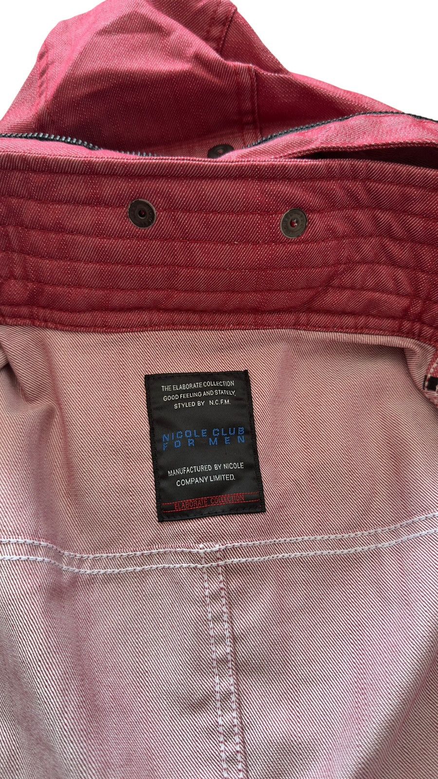 Nicole Club Nicole Club For Men Japan Archive Red Utility Trucker Jacket Size US M / EU 48-50 / 2 - 13 Thumbnail