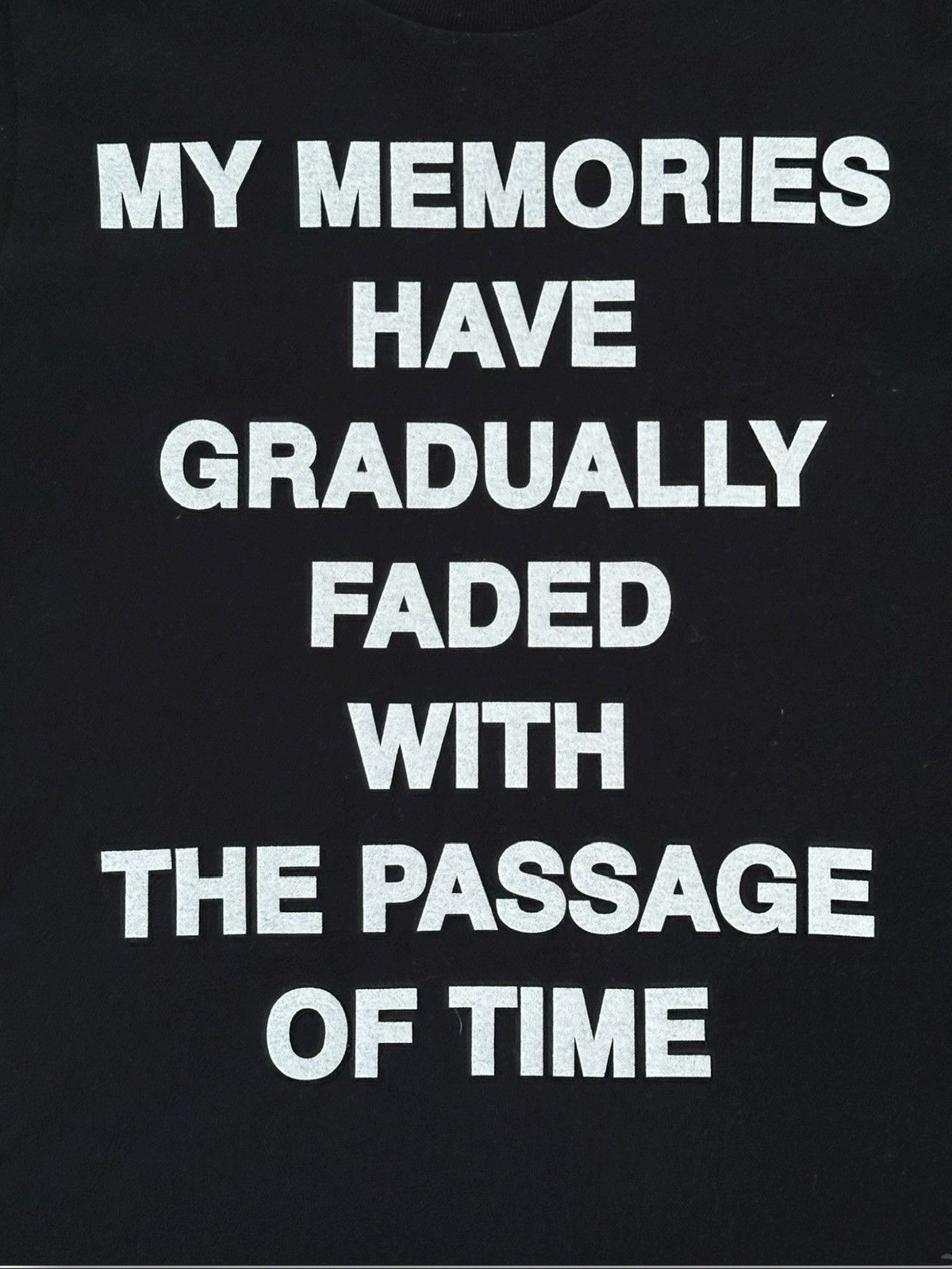 Number (N)ine Number (N)ine SS09 “my memories have gradually faded“ tshirt Size US S / EU 44-46 / 1 - 5 Thumbnail