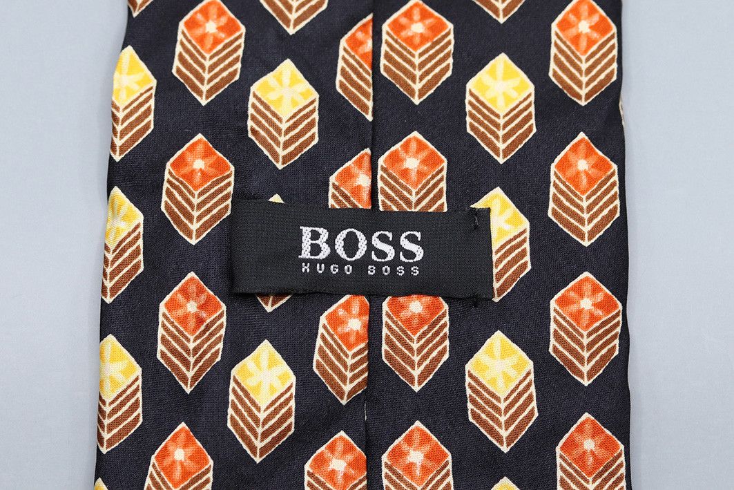 Hugo Boss Hugo Boss Silk Tie with Abstract Pattern – Made in Italy Size ONE SIZE - 3 Thumbnail