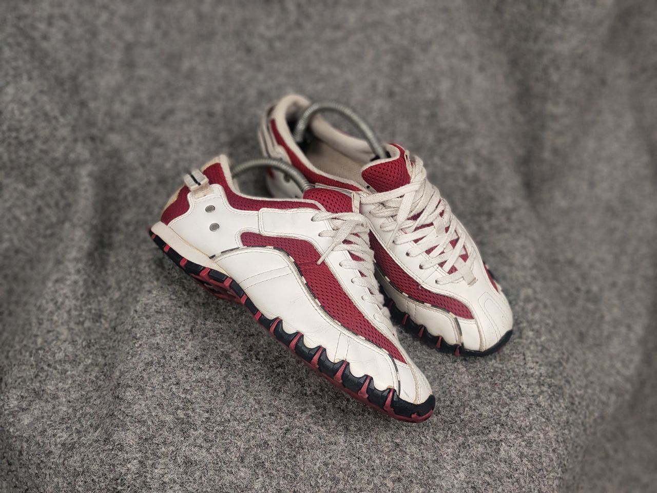Rare Vintage Diesel Y2K Style Colorful Red Logo Sneakers