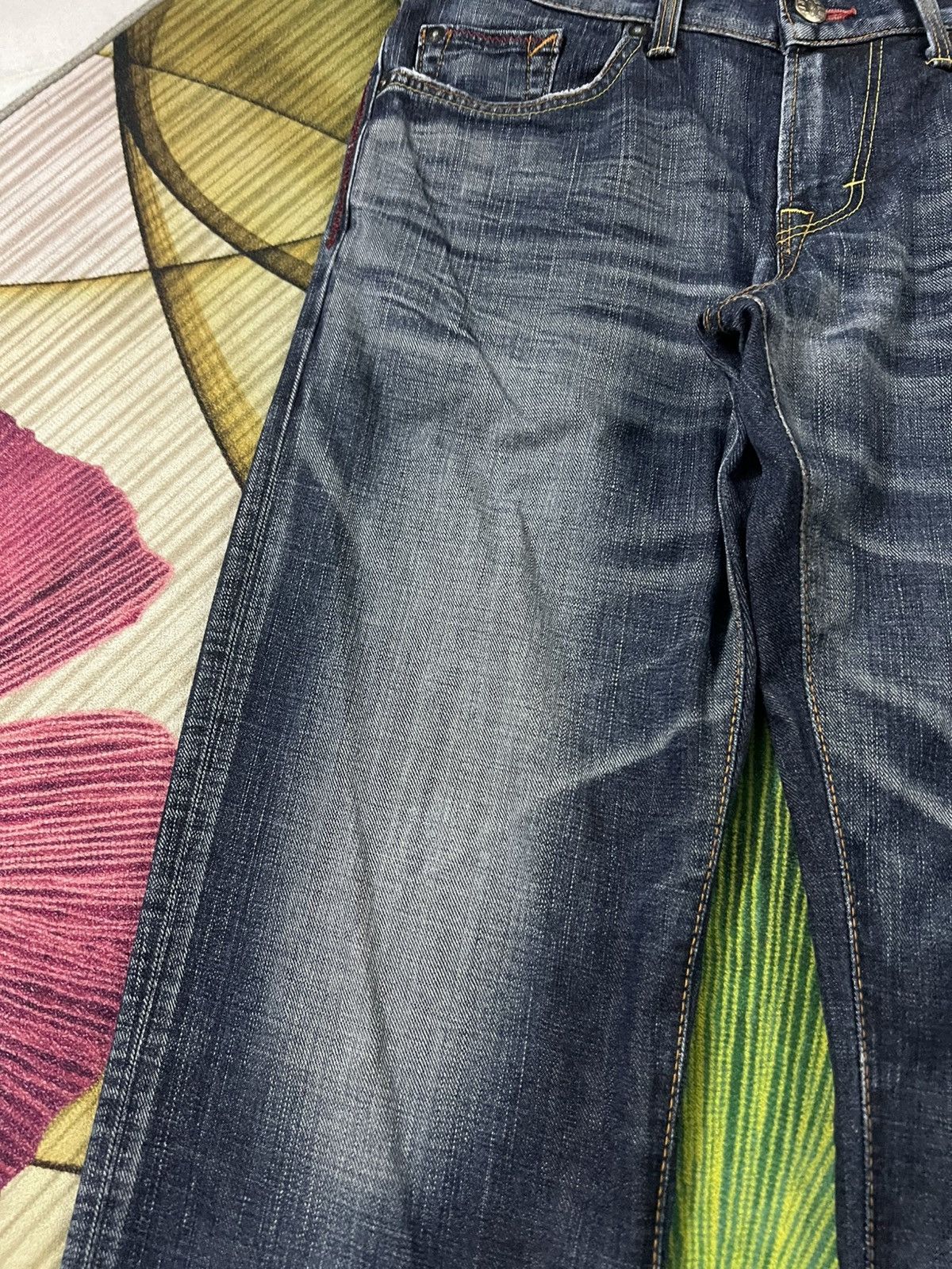 Edwin 💥Vintage Edwin Blue Trip Tokyo Japan Washed Jean Size US 31 - 7 Thumbnail