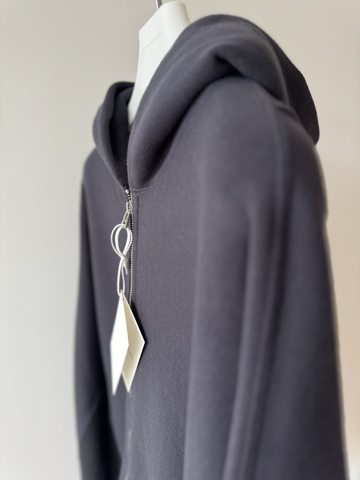 Japanese Brand TWISTED DOLMAN SLEEVE ZIP HOODIE, MADE IN JAPAN Size US XL / EU 56 / 4 - 10 Thumbnail