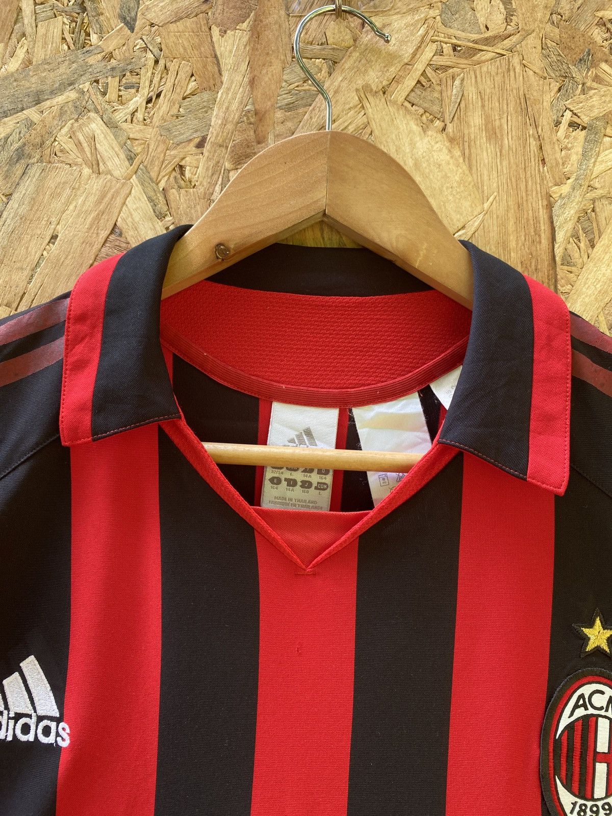 Adidas × Vintage Vintage a.c milan jersey Size US L / EU 52-54 / 3 - 4 Thumbnail