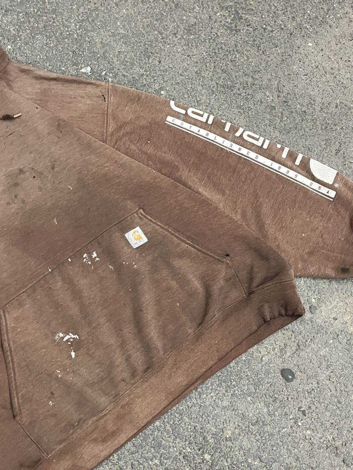 Carhartt × Vintage Carhartt boxy fit sun faded mocha brown earth tone hoodie hype Size US XXL / EU 58 / 5 - 4 Thumbnail