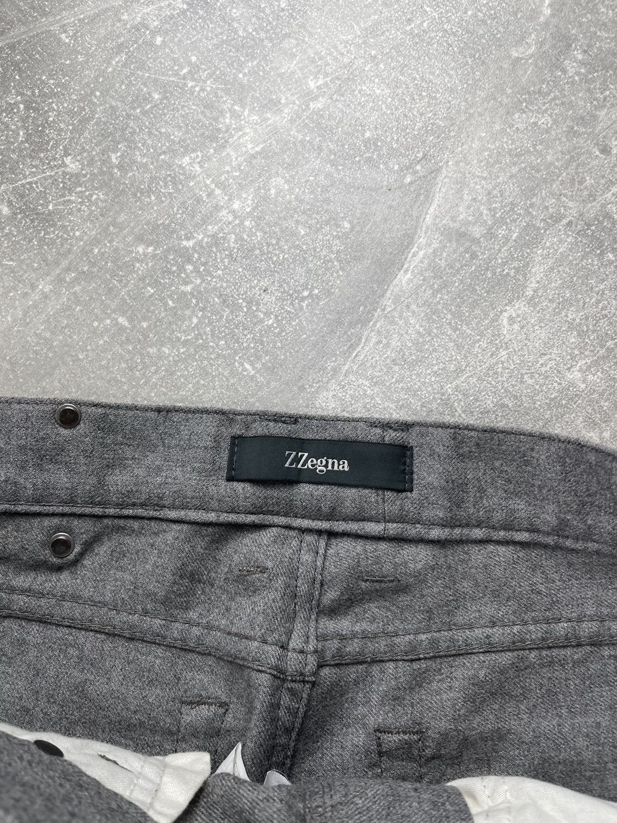 Z Zegna Ermenegildo ZegnaZ Wool Slim-Fit Pants Italian Tailoring Size US 33 - 11 Thumbnail