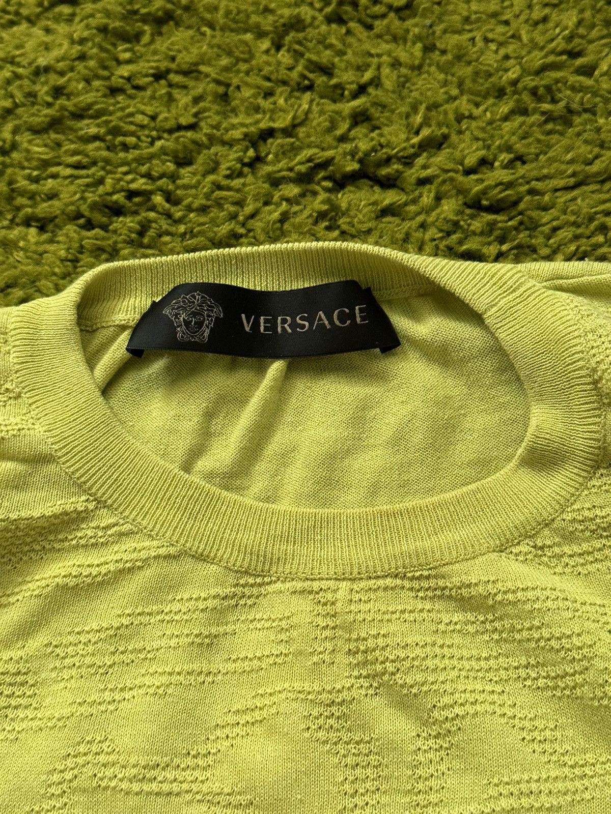 Designer × Versace Versace Medusa logo silk blend sweater Size S / US 4 / IT 40 - 4 Thumbnail