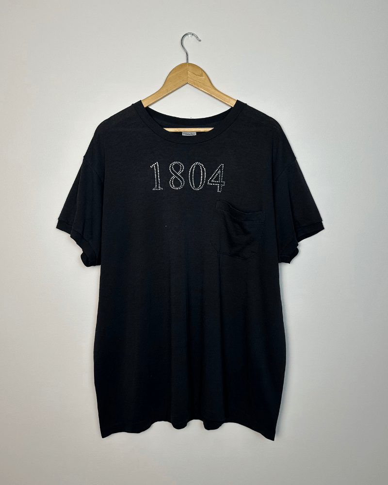 Vintage Vintage Mark's 1804 Single Stitch Black Pocket T-Shirt - XL Size US XL / EU 56 / 4 - 3 Thumbnail