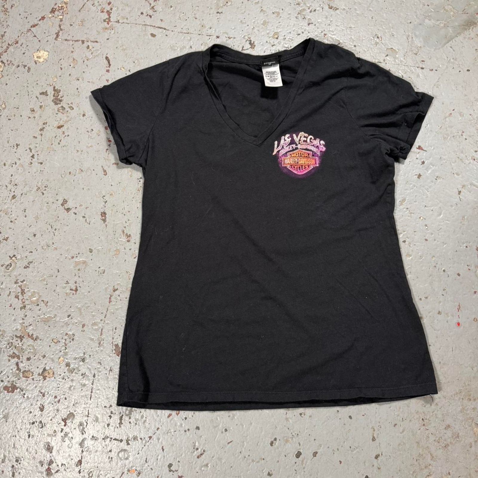 Harley Davidson Y2k vintage harley davidson las Vegas Neon Tee Size M / US 6-8 / IT 42-44 - 3 Thumbnail