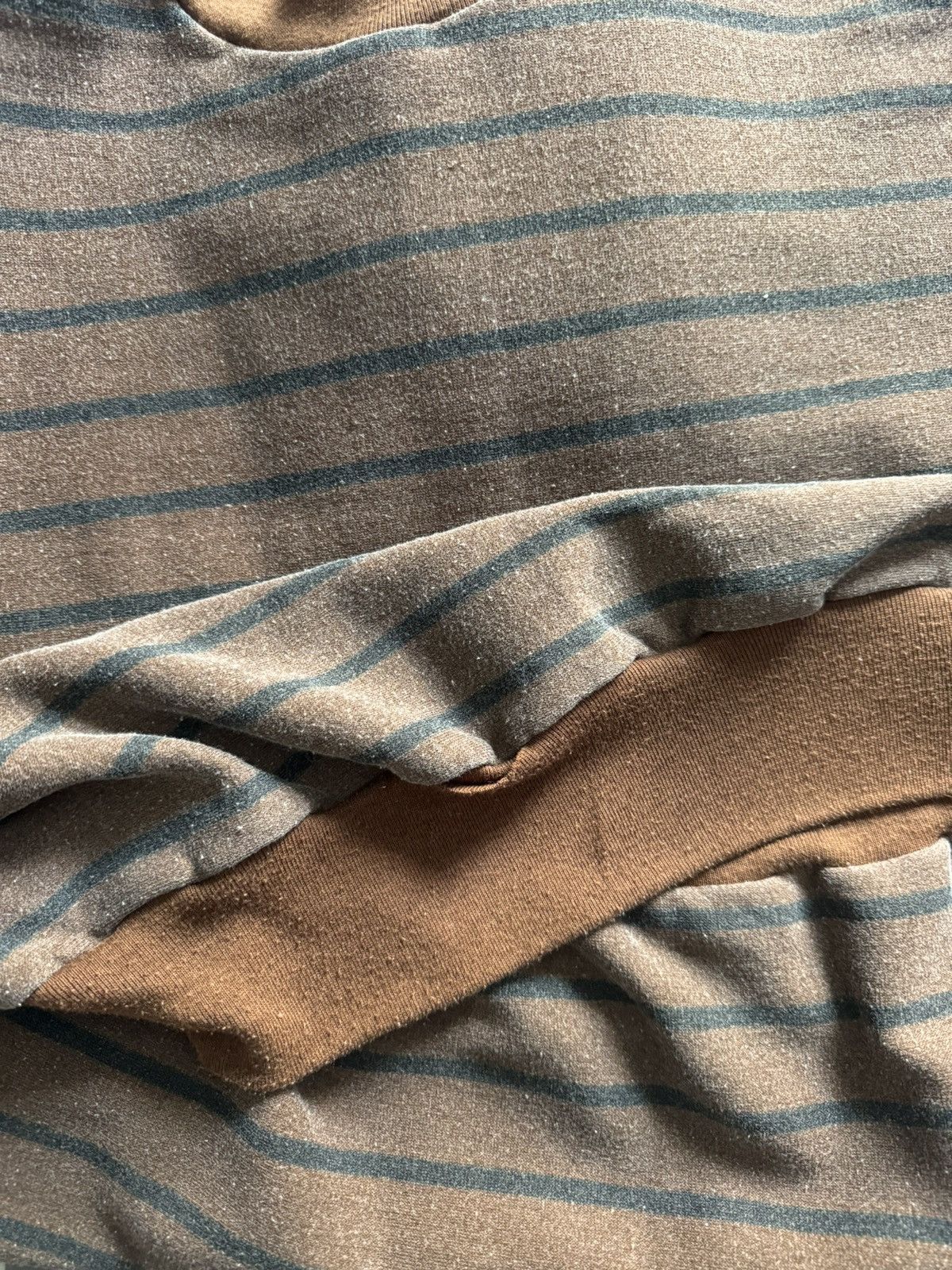 Other × Vintage Vintage 80-90’s Brown Striped Pull Over Crewneck Womens XL Size XL / US 12-14 / IT 48-50 - 8 Thumbnail