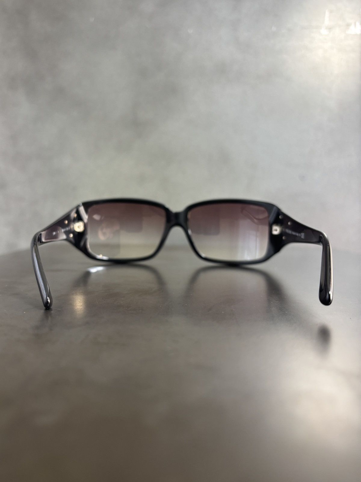 Y2K Prada Sunglasses SPR16L Triangle Logo Case 2000s Vintage