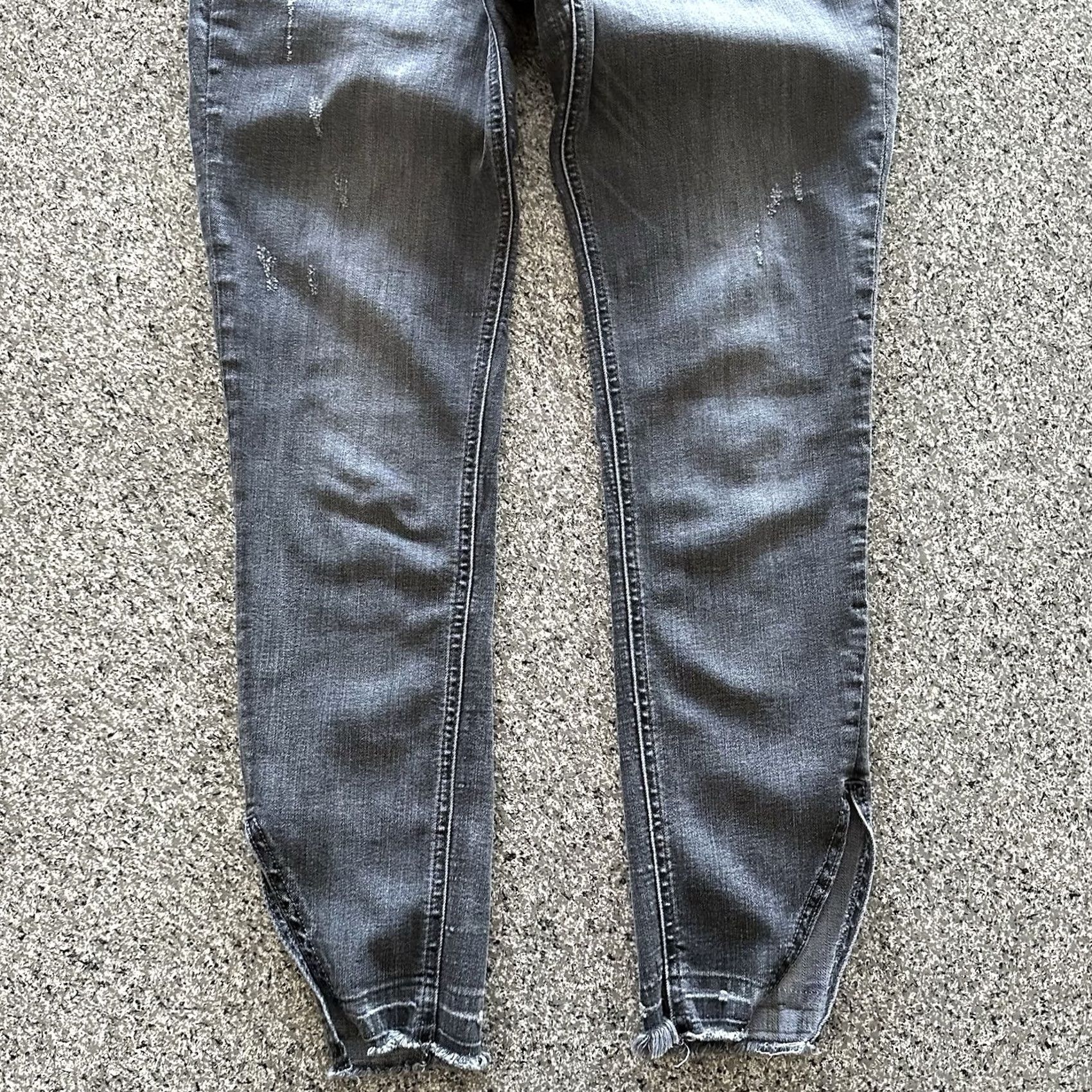 Express Express Womens Jeans 10 High Rise Denim Skinny 30x27 Black 5-Pocket Stretch Size 32" / US 10 / IT 46 - 3 Thumbnail