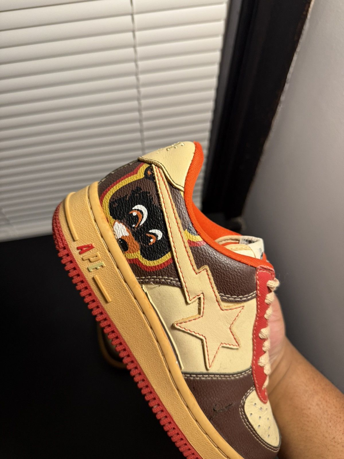 Bape Bapesta College Dropout Kanye Size 6.5 Size US 6.5 / EU 39-40 - 10 Thumbnail