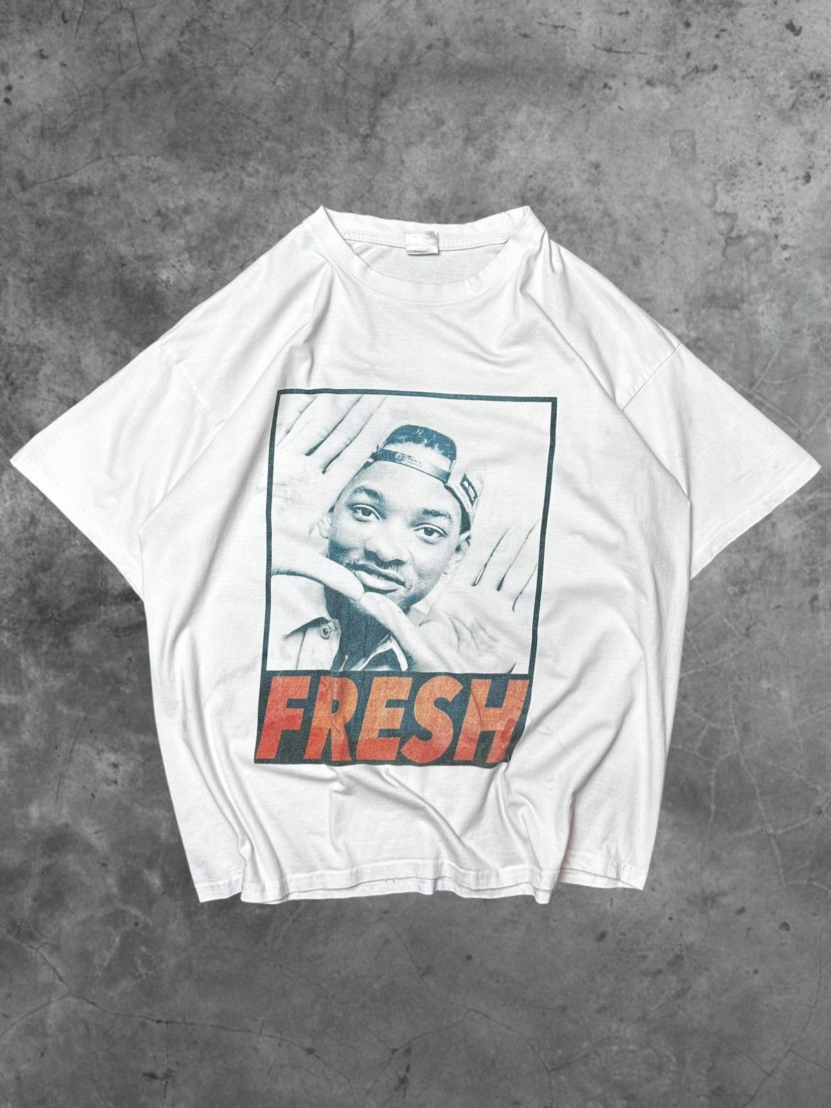 image of Movie Vintage 00’S Fresh Prince T-Shirt in White, Men's (Size XL)