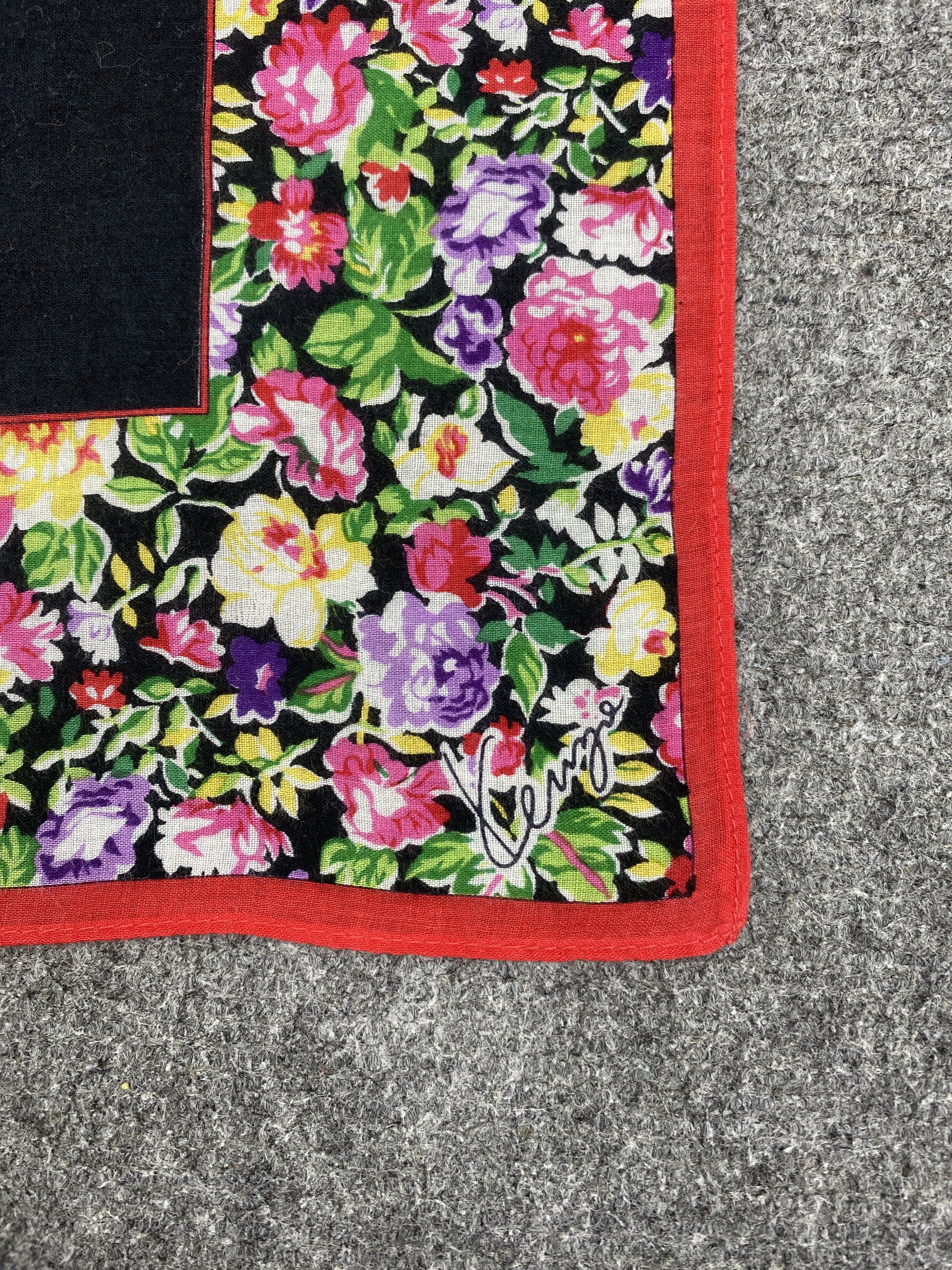 Kenzo × Vintage Kenzo Handkerchief / Bandana / Neckerchief HKC0270 Size ONE SIZE - 5 Thumbnail