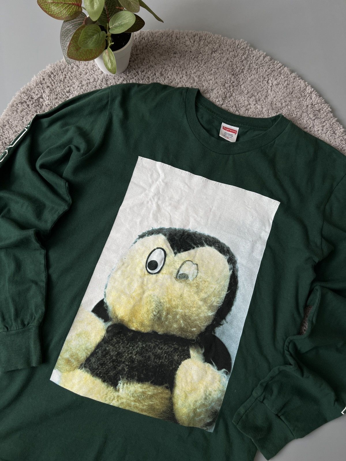 トップス 18fw Supreme Mike Kelly L/S Tee M Black Supreme Mike Kelley Ahh…Youth! L S Tee (FW18) - $58