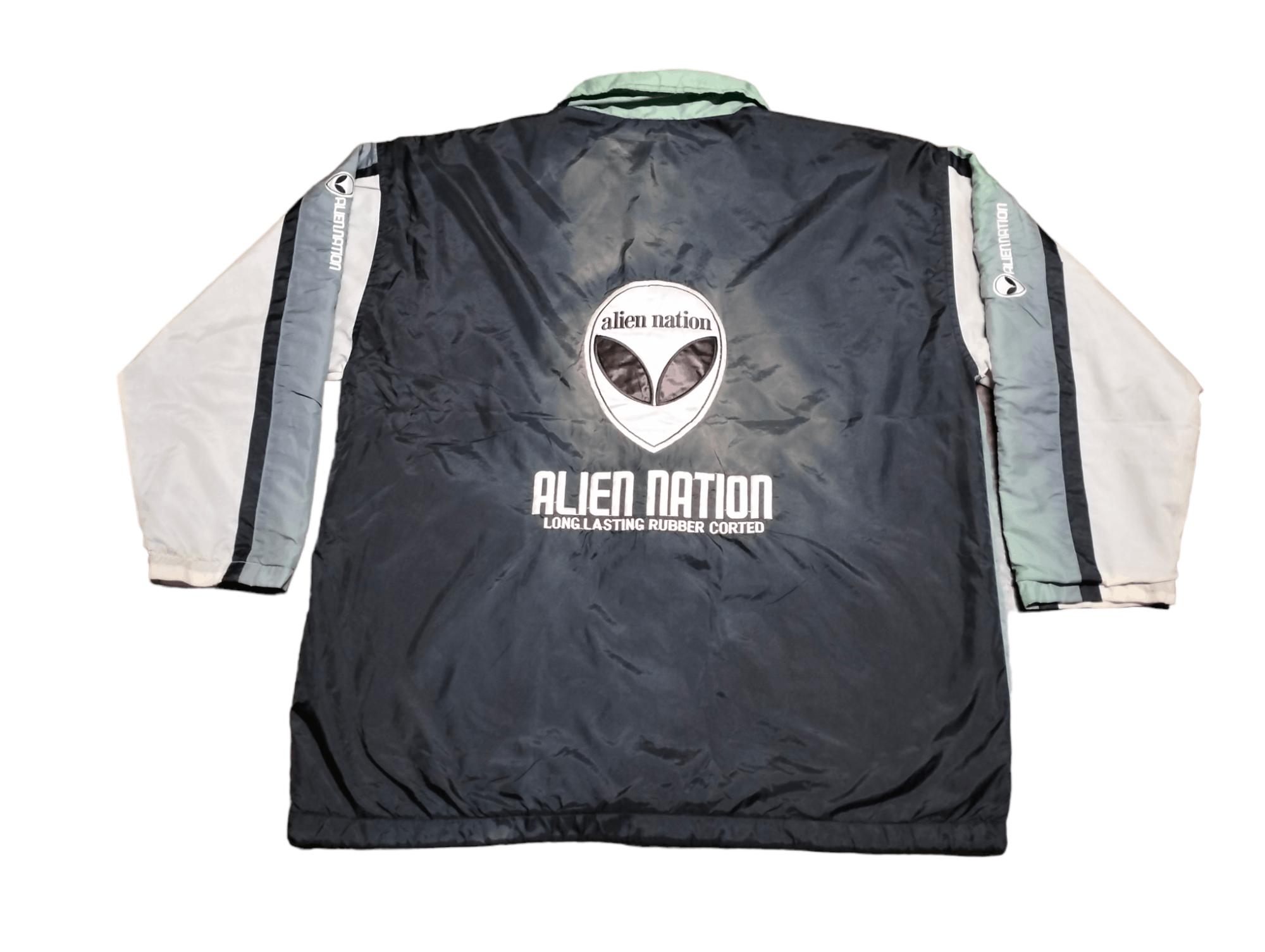 Alien Workshop × Vintage Vintage Alien Nation Skateboard Zipper Jacket Nylon Faded Size US L / EU 52-54 / 3 - 2 Thumbnail