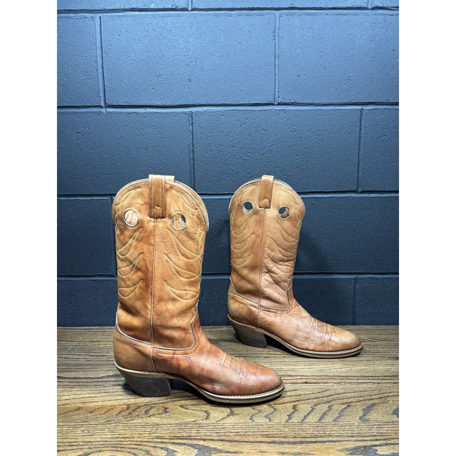 Acme Clothing ACME 1607 Brown Distressed Western Boots Size US 10 / EU 43 - 6 Thumbnail