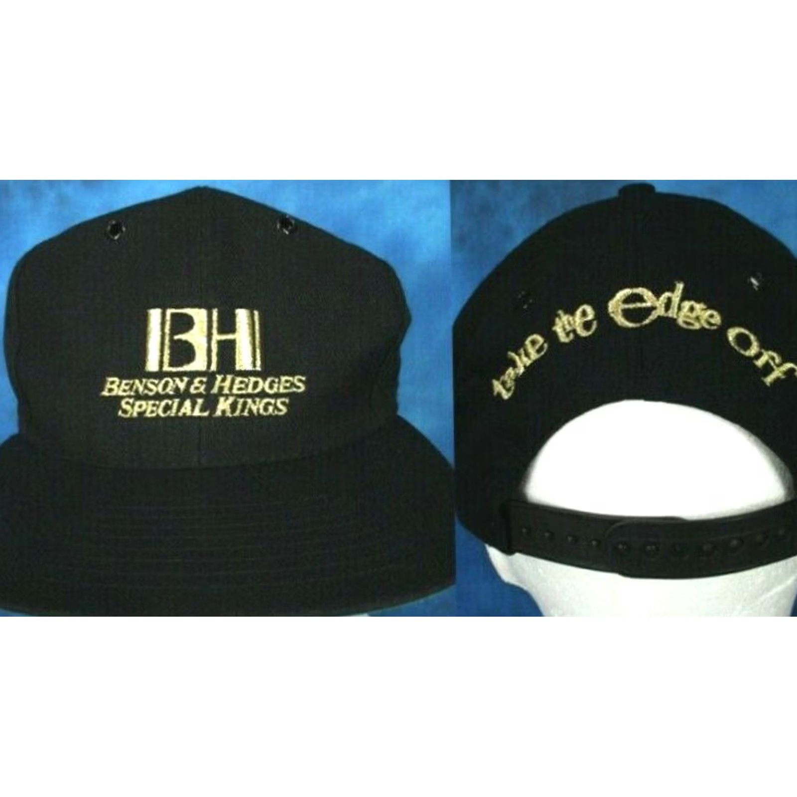 Vintage VINTAGE Benson & Hedges Snapback Hat 90s Men Adjustable Black Hip Hop CIGARETTES SPECIAL KINGS NOS Size ONE SIZE - 2 Thumbnail