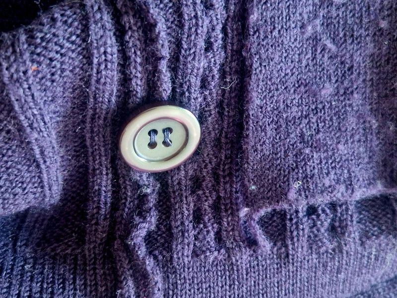 Celine Cardigan en wool. Vintage. Céline Size M / US 6-8 / IT 42-44 - 9 Thumbnail