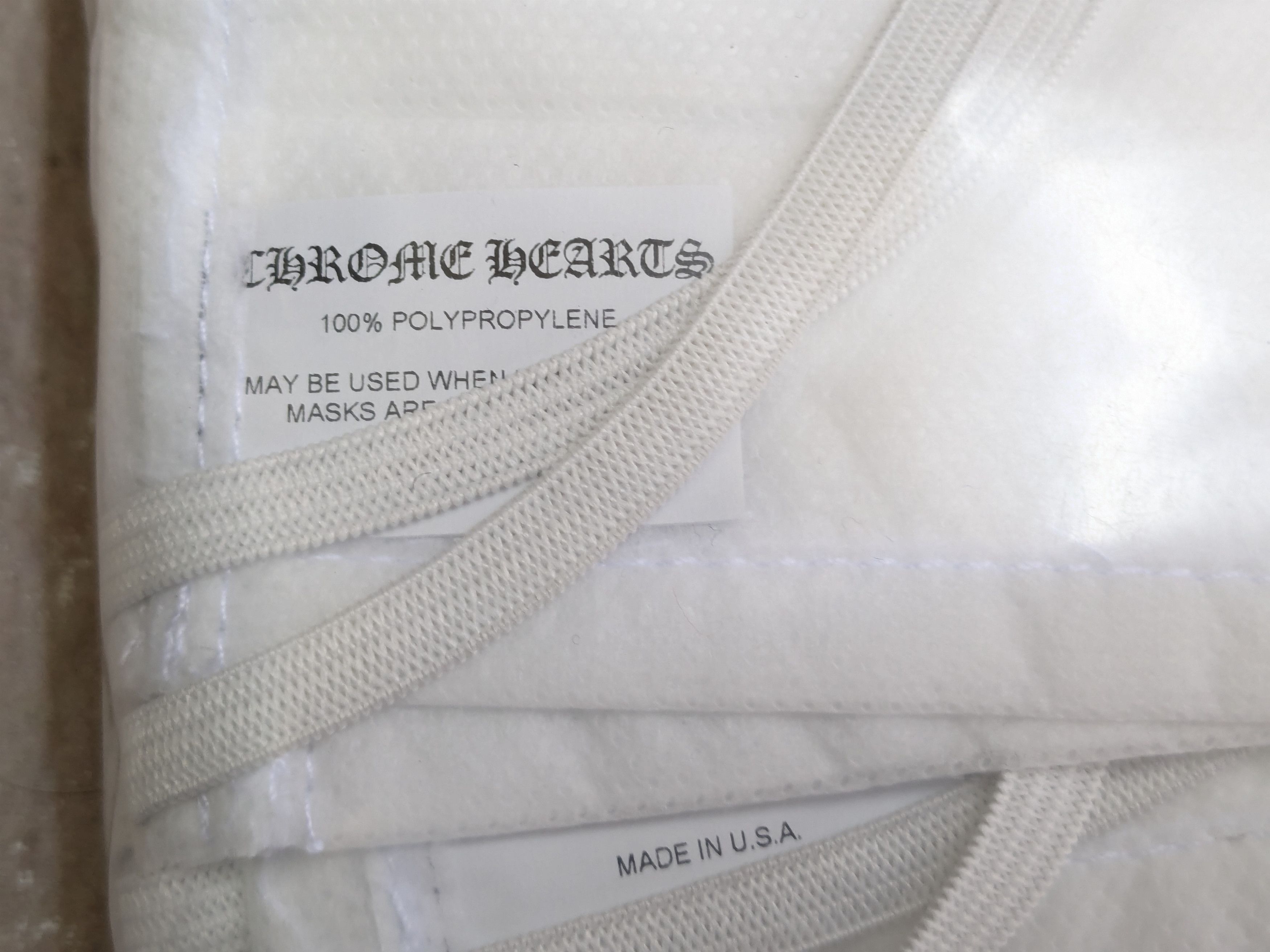 Chrome Hearts Chrome Hearts Facemasks White New 14 Pack Size ONE SIZE - 2 Thumbnail