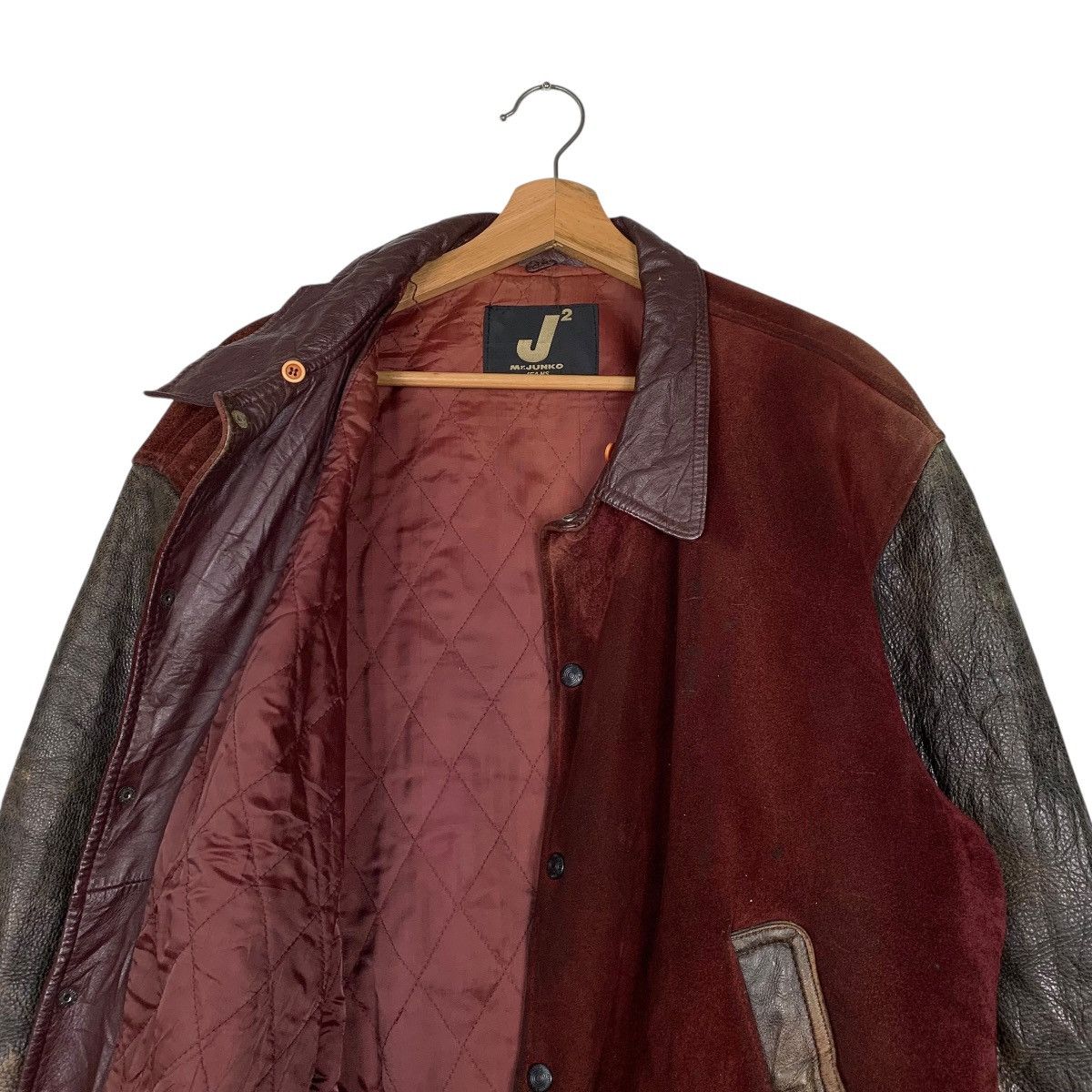 Mr. Junko Mr Junko Bog Logo Leather Varsity Jacket Size US M / EU 48-50 / 2 - 10 Thumbnail