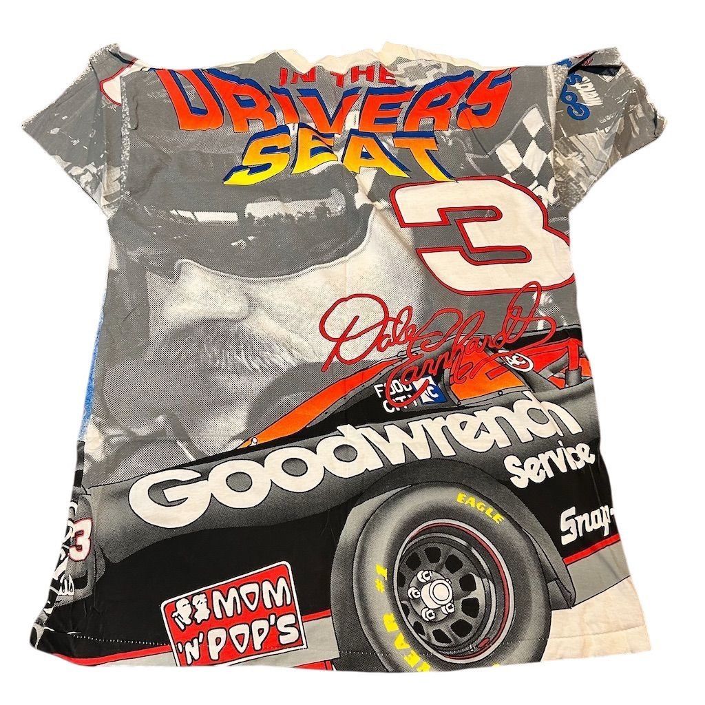 Chase Authentics Vintage 90s Dale Earnhardt AOP NASCAR RARE T-Shirt Large Size US L / EU 52-54 / 3 - 2 Thumbnail