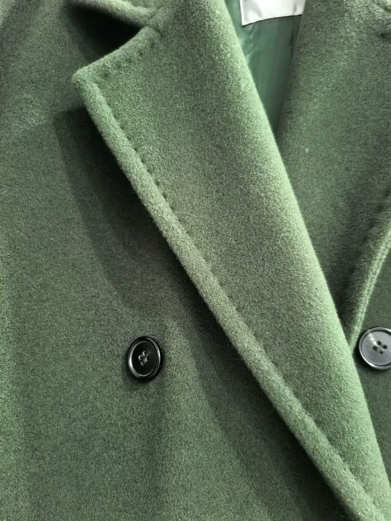 Max Mara Max Mara 101801 Short Moss Green Size S / US 4 / IT 40 - 4 Thumbnail