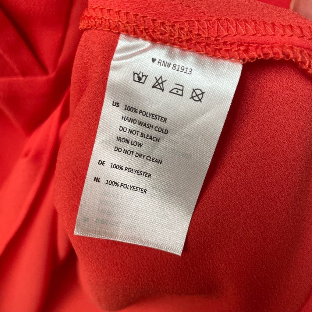 Other NWT Cooper & Ella Coral Orange Tank Sleeveless Blouse Shell Size M / US 6-8 / IT 42-44 - 5 Thumbnail